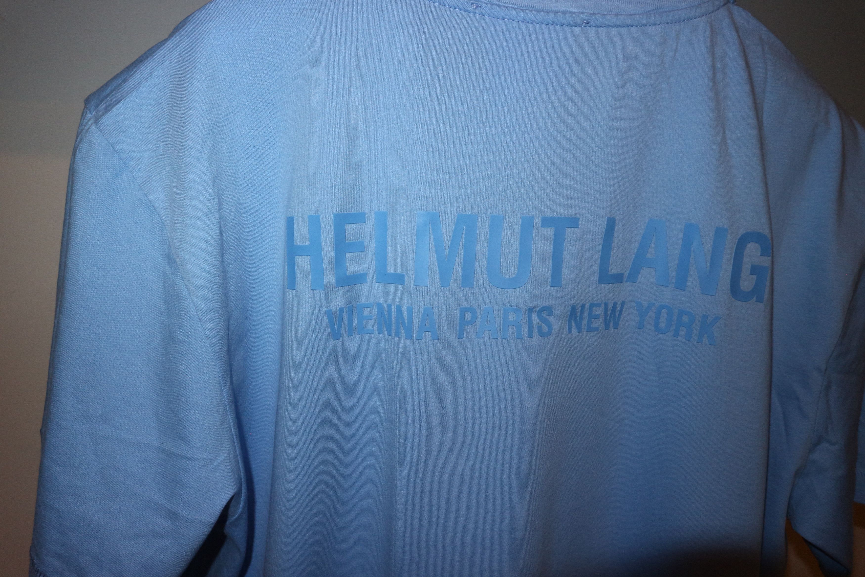 Helmut Lang silicone logo t-shirt Size US XXL / EU 58 / 5 - 8 Thumbnail