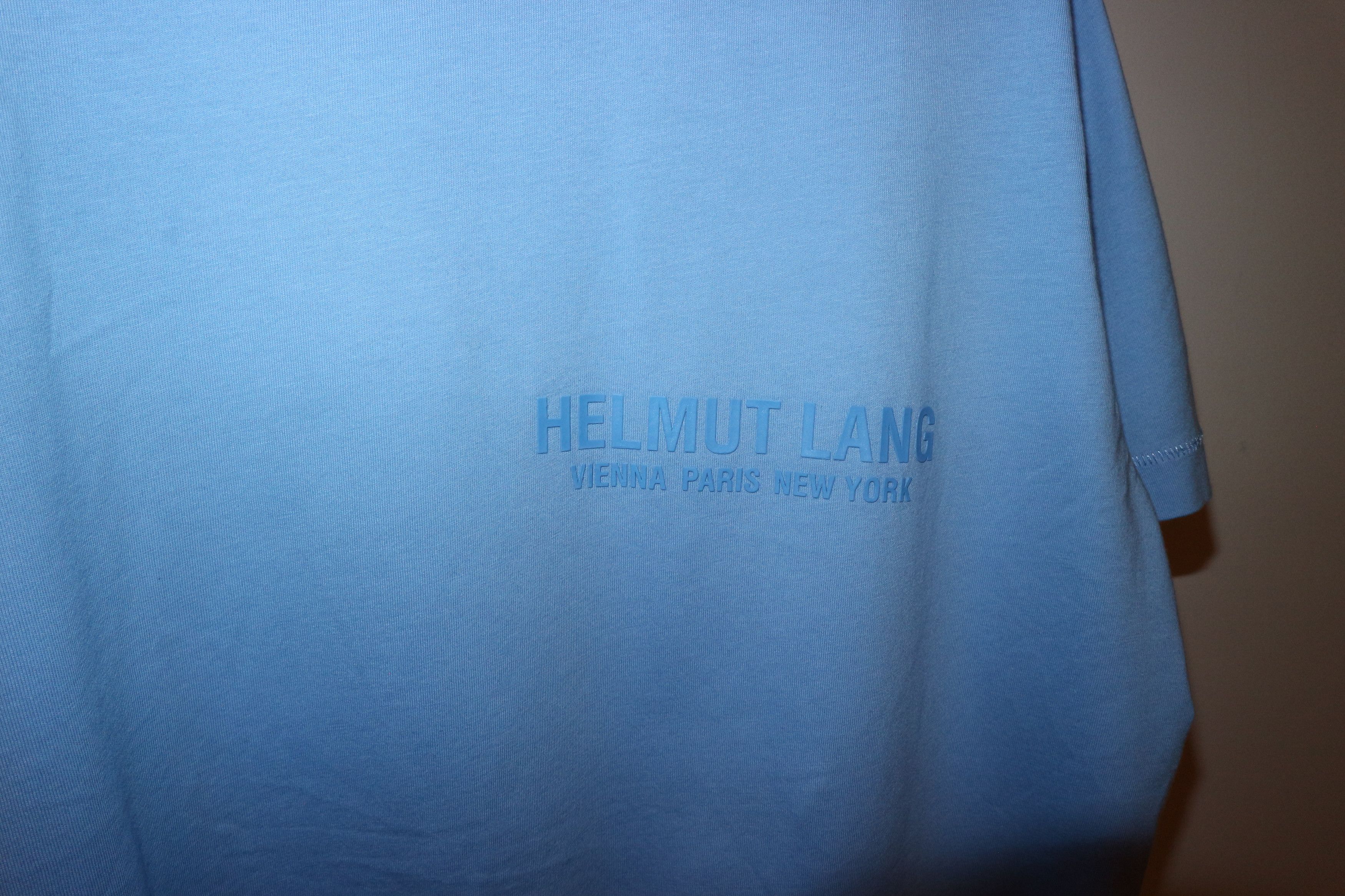 Helmut Lang silicone logo t-shirt Size US XXL / EU 58 / 5 - 5 Thumbnail