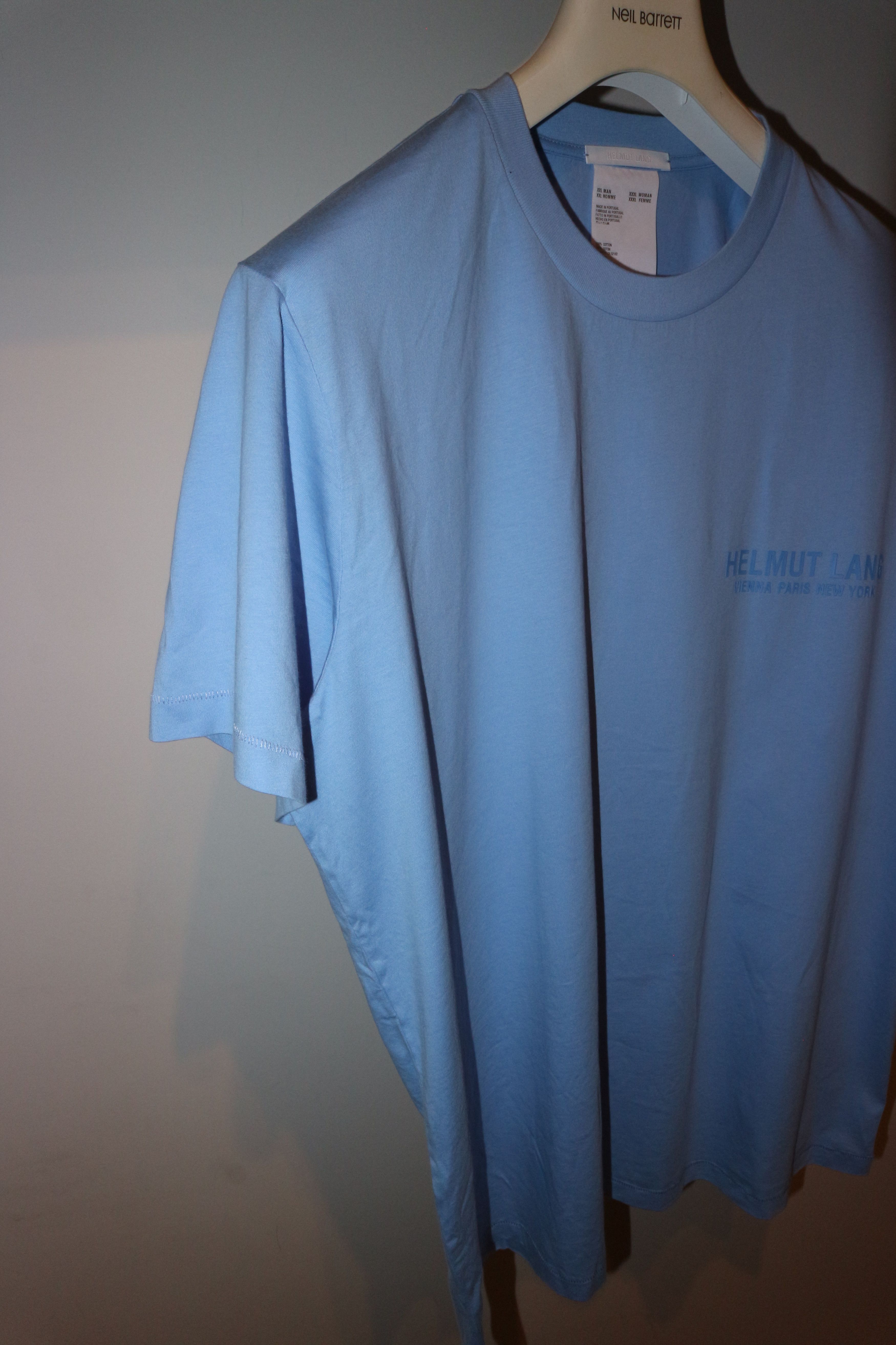 Helmut Lang silicone logo t-shirt Size US XXL / EU 58 / 5 - 4 Thumbnail
