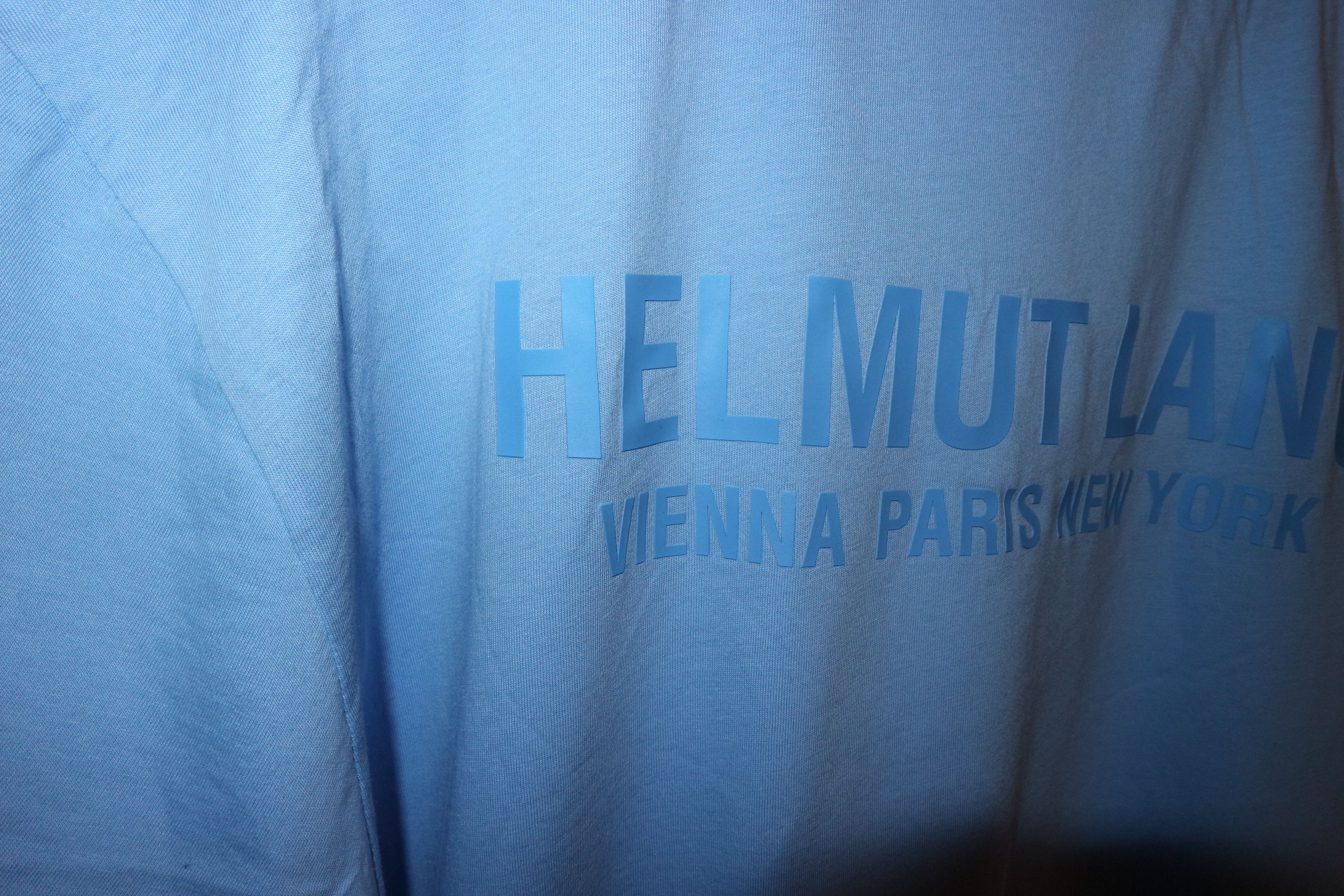 Helmut Lang silicone logo t-shirt Size US XXL / EU 58 / 5 - 10 Thumbnail