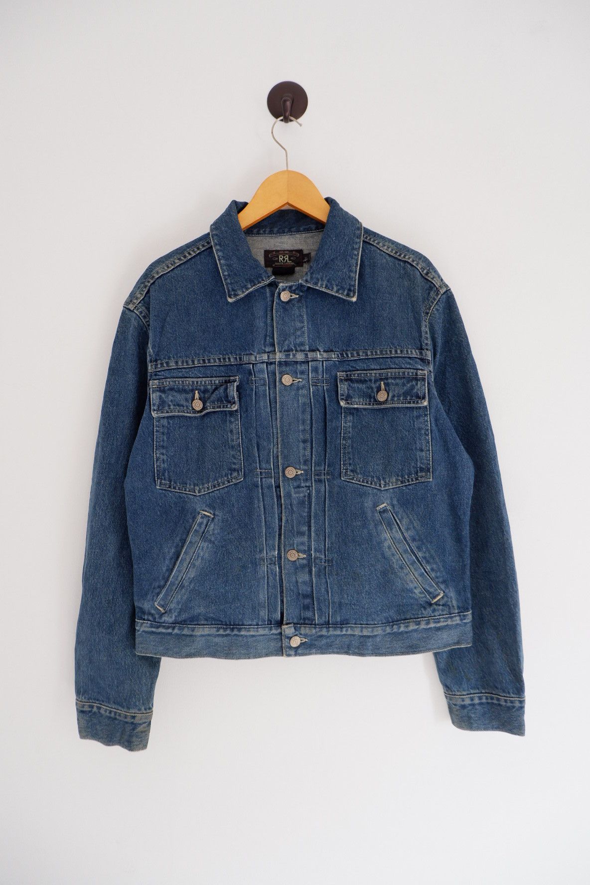 RRL Ralph Lauren × Vintage Vintage AW1998 Double RL Denim Jacket | Grailed