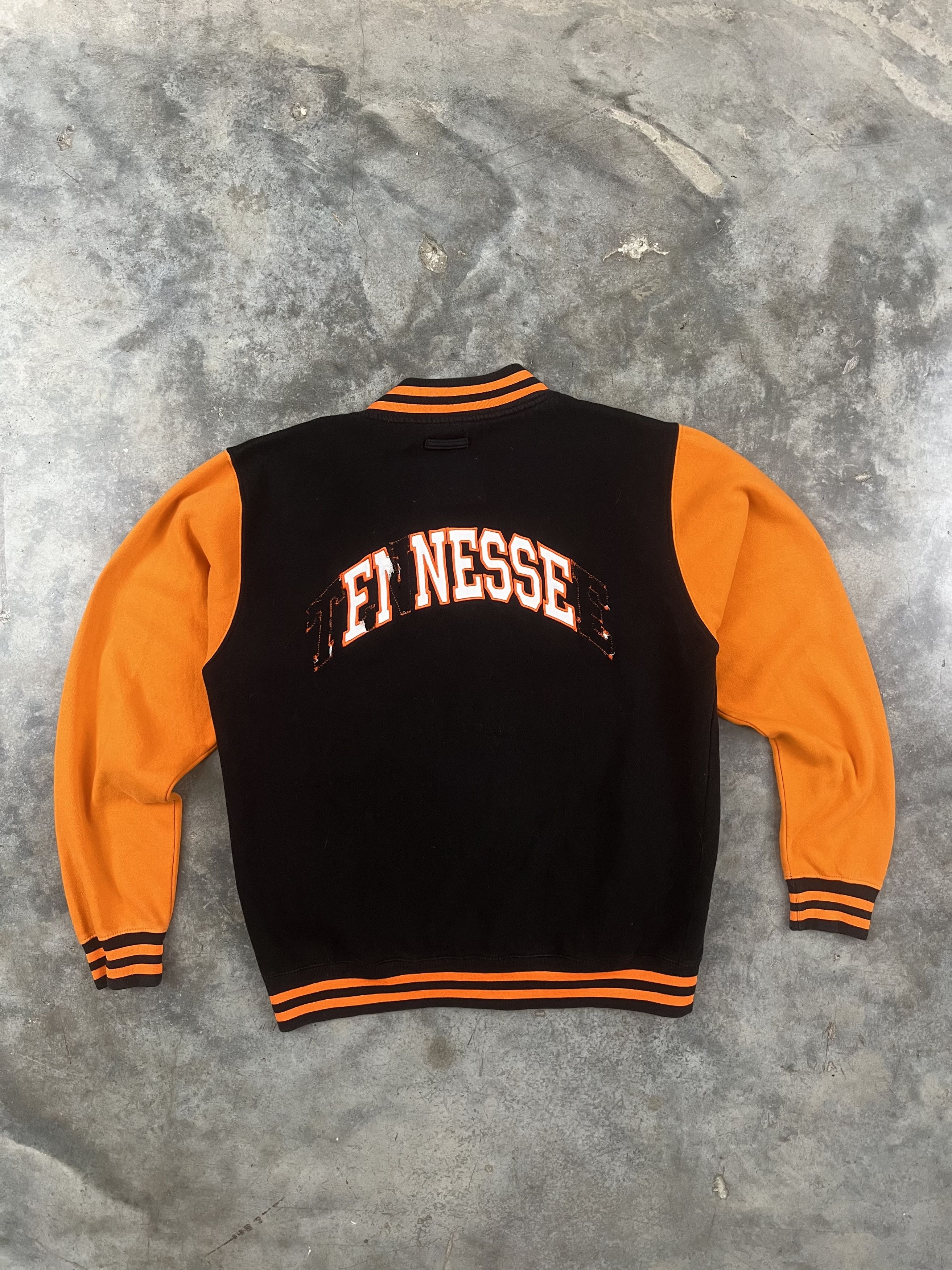 Image of “Finesse” Icantdecideyet Tennessee Distressed Varsity XL in Black, Men's