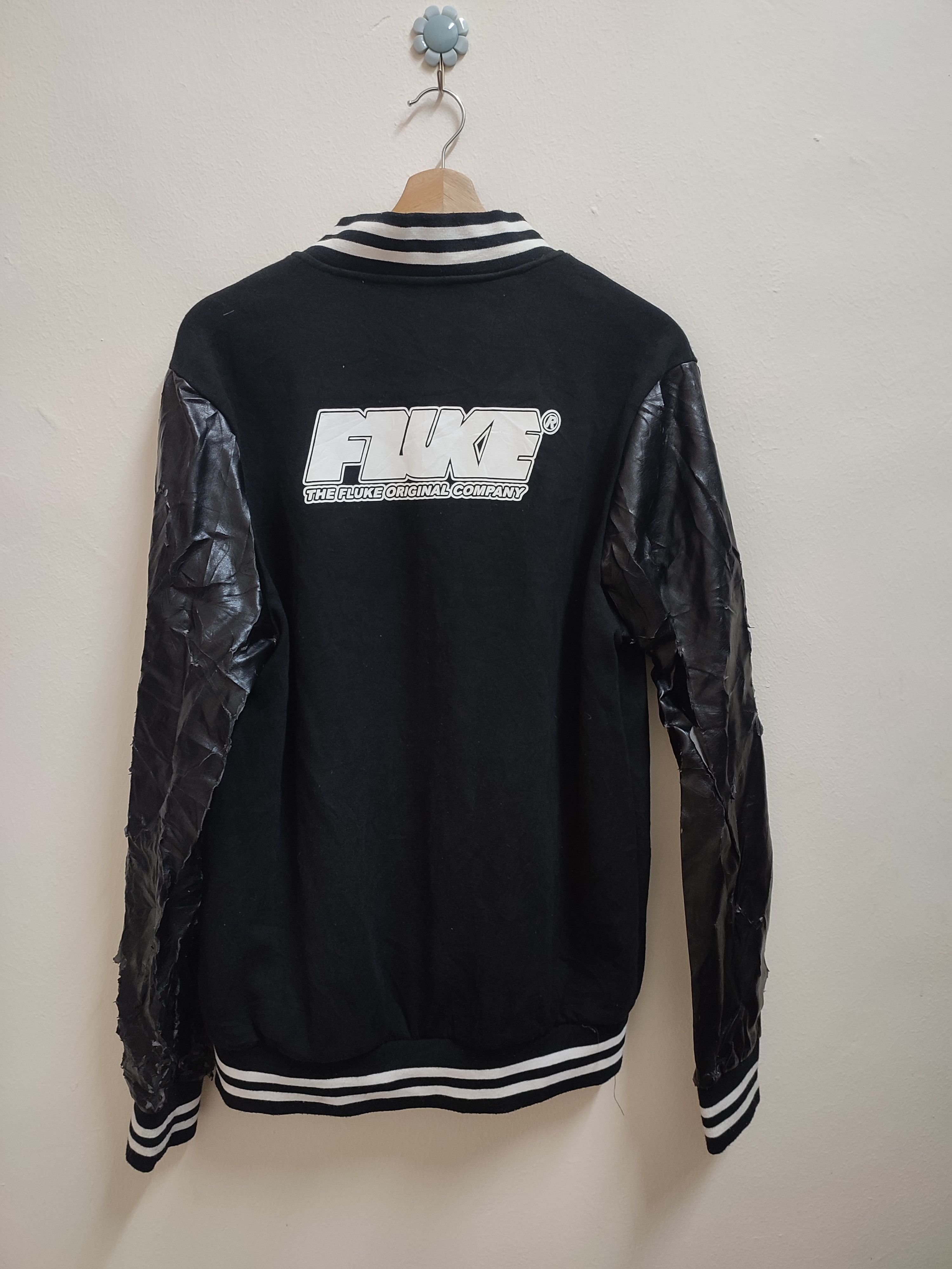 Japanese Brand 🔥Distressed Varsity Fluke Leather Size US M / EU 48-50 / 2 - 1 Thumbnail