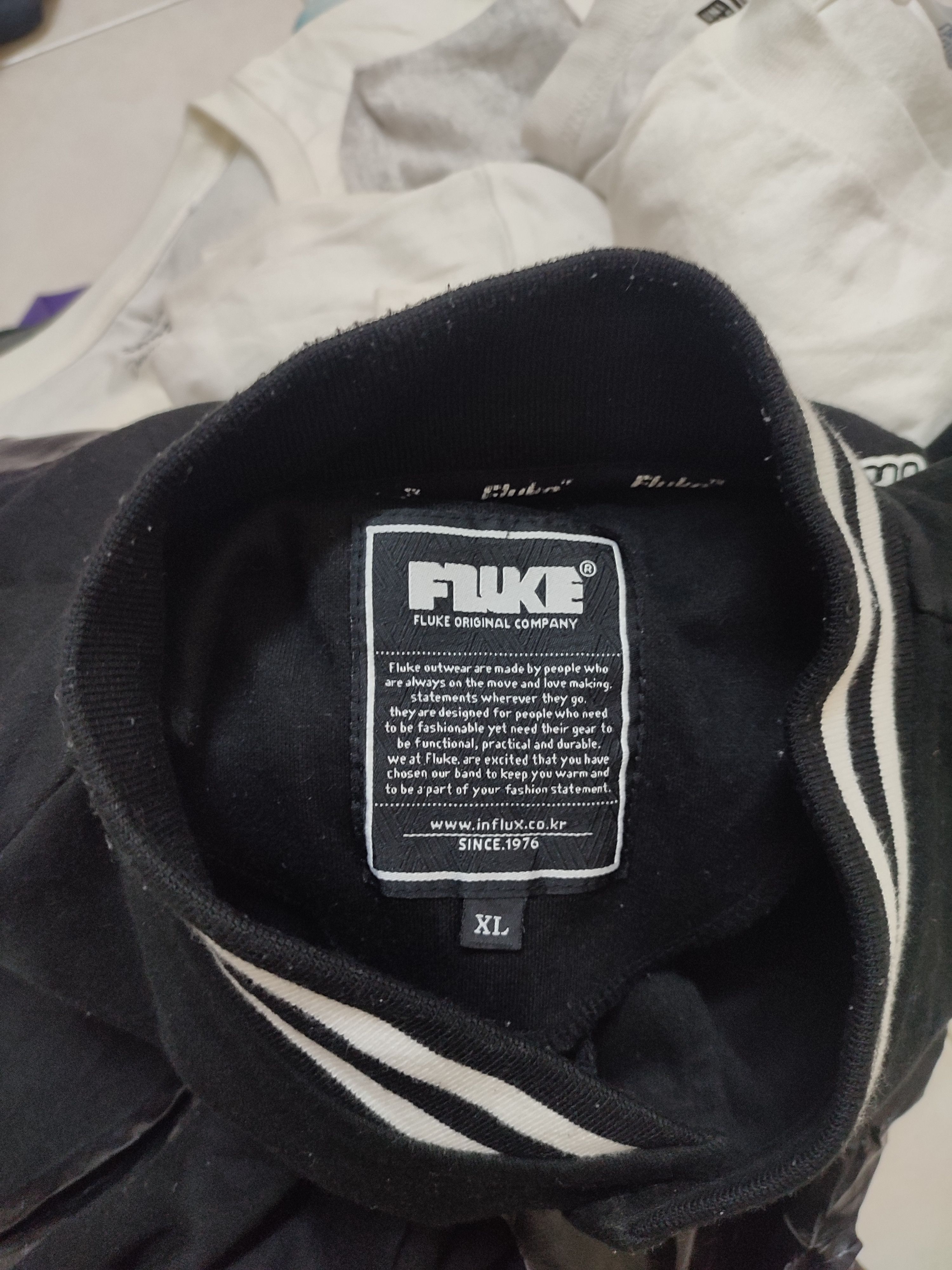 Japanese Brand 🔥Distressed Varsity Fluke Leather Size US M / EU 48-50 / 2 - 3 Thumbnail
