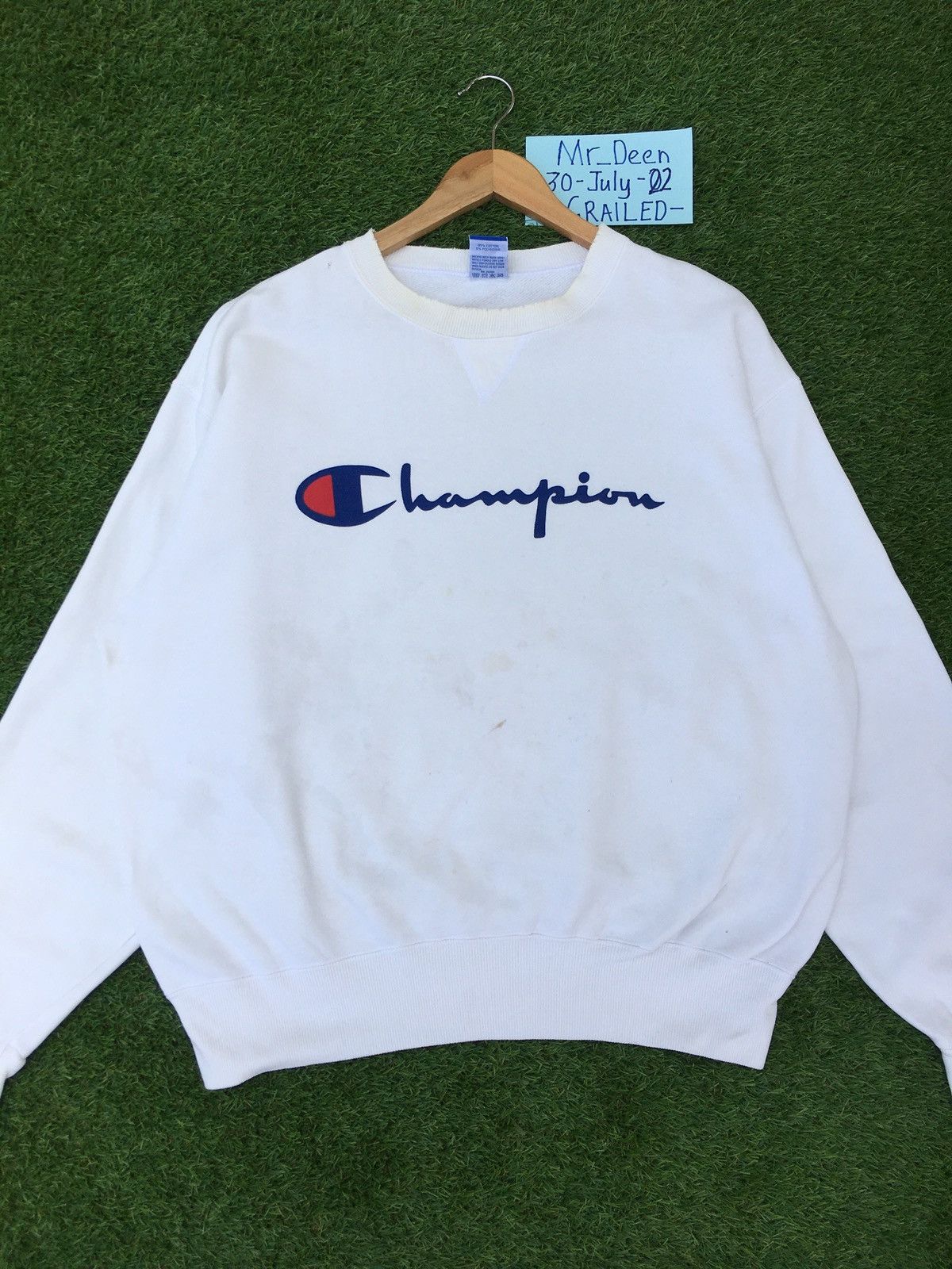 Champion Vintage 90s Champion Spellout Sweatshirt Size US L / EU 52-54 / 3 - 3 Thumbnail