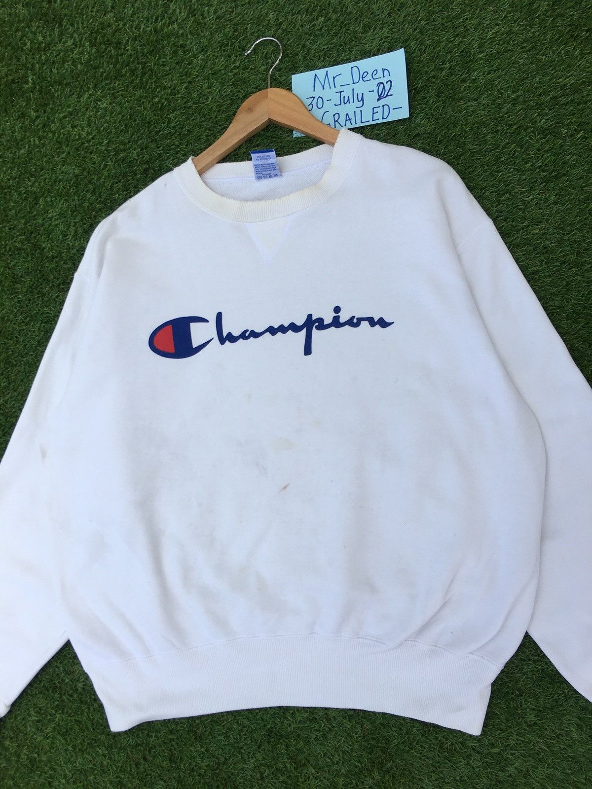 Champion Vintage 90s Champion Spellout Sweatshirt Size US L / EU 52-54 / 3 - 5 Thumbnail