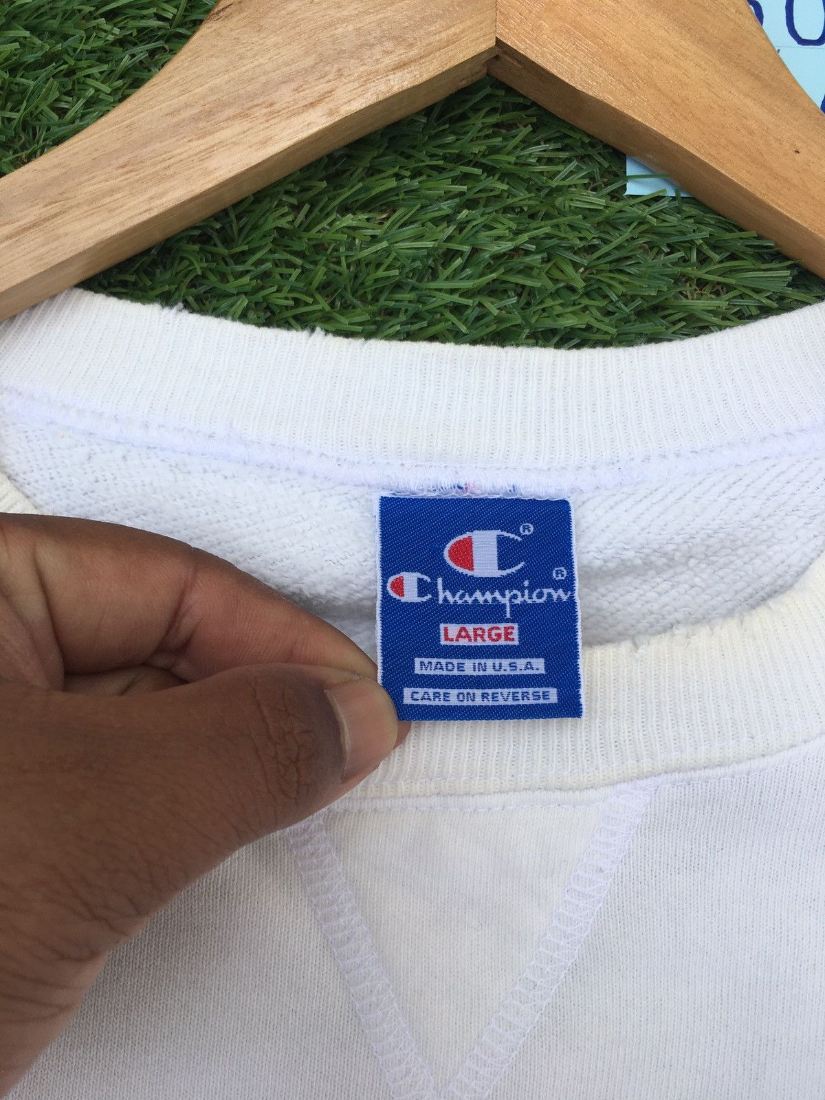 Champion Vintage 90s Champion Spellout Sweatshirt Size US L / EU 52-54 / 3 - 7 Thumbnail