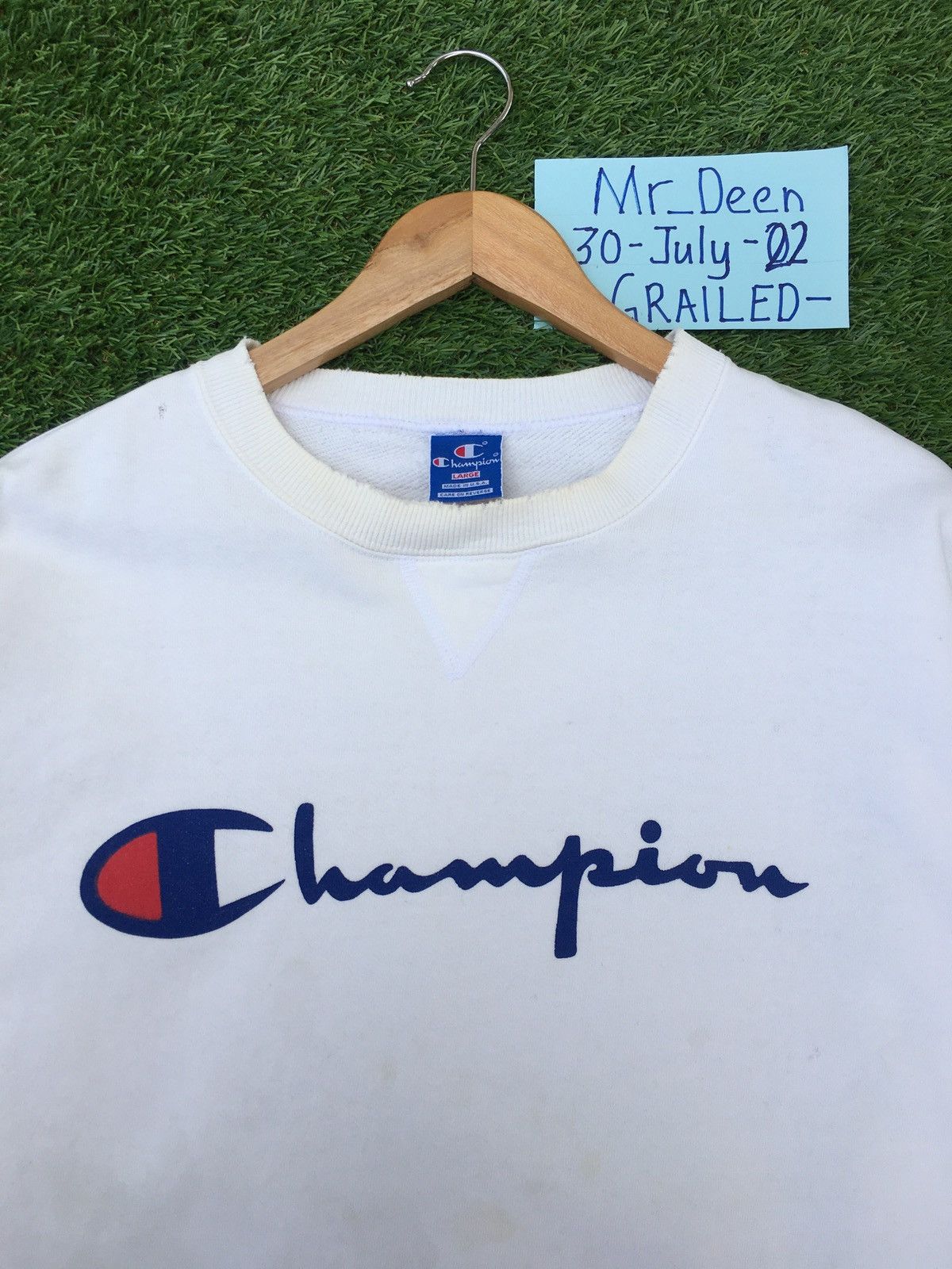 Champion Vintage 90s Champion Spellout Sweatshirt Size US L / EU 52-54 / 3 - 2 Thumbnail