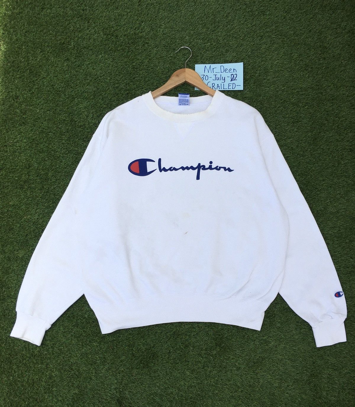 Champion Vintage 90s Champion Spellout Sweatshirt Size US L / EU 52-54 / 3 - 1 Thumbnail