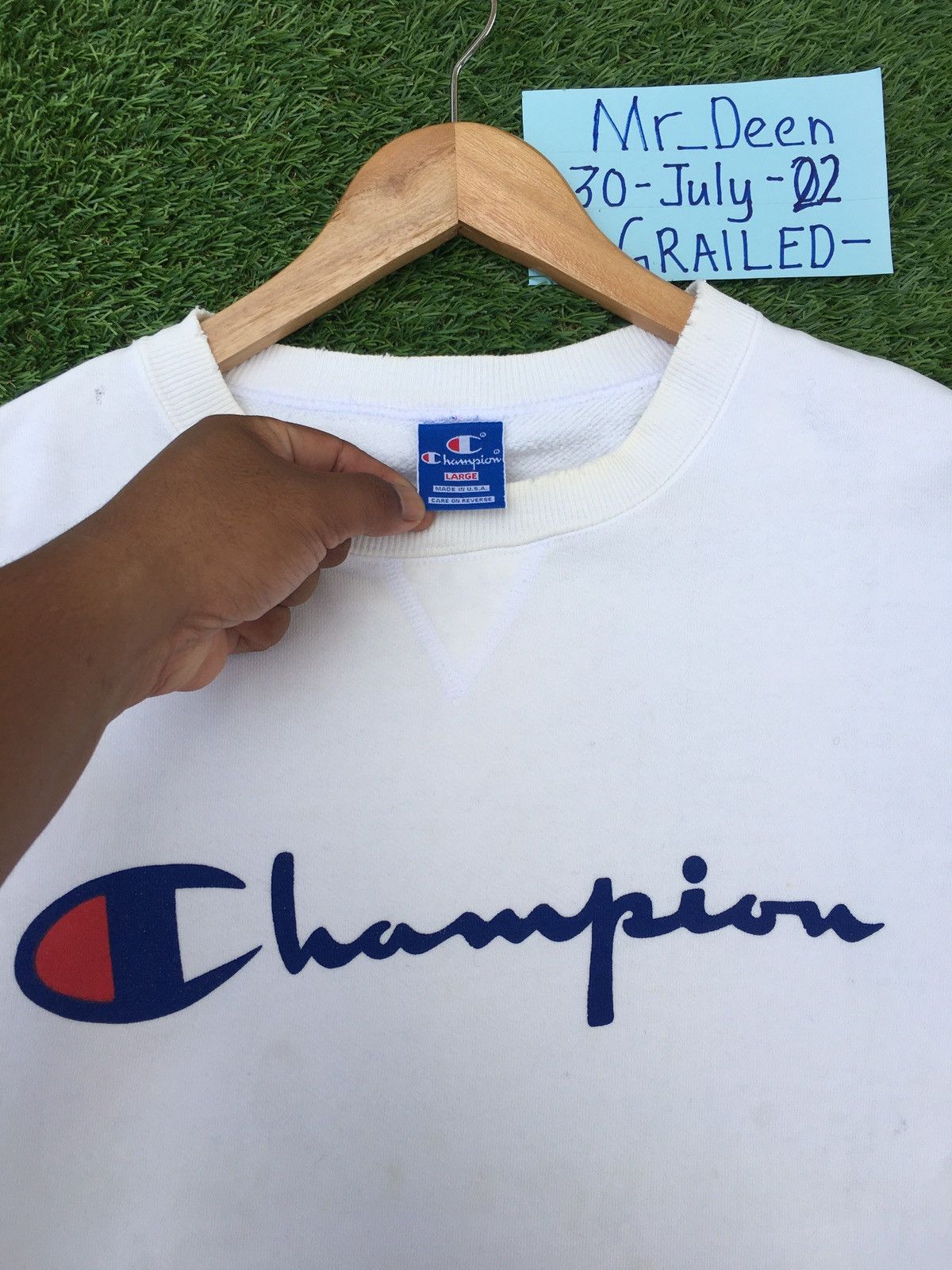 Champion Vintage 90s Champion Spellout Sweatshirt Size US L / EU 52-54 / 3 - 6 Thumbnail