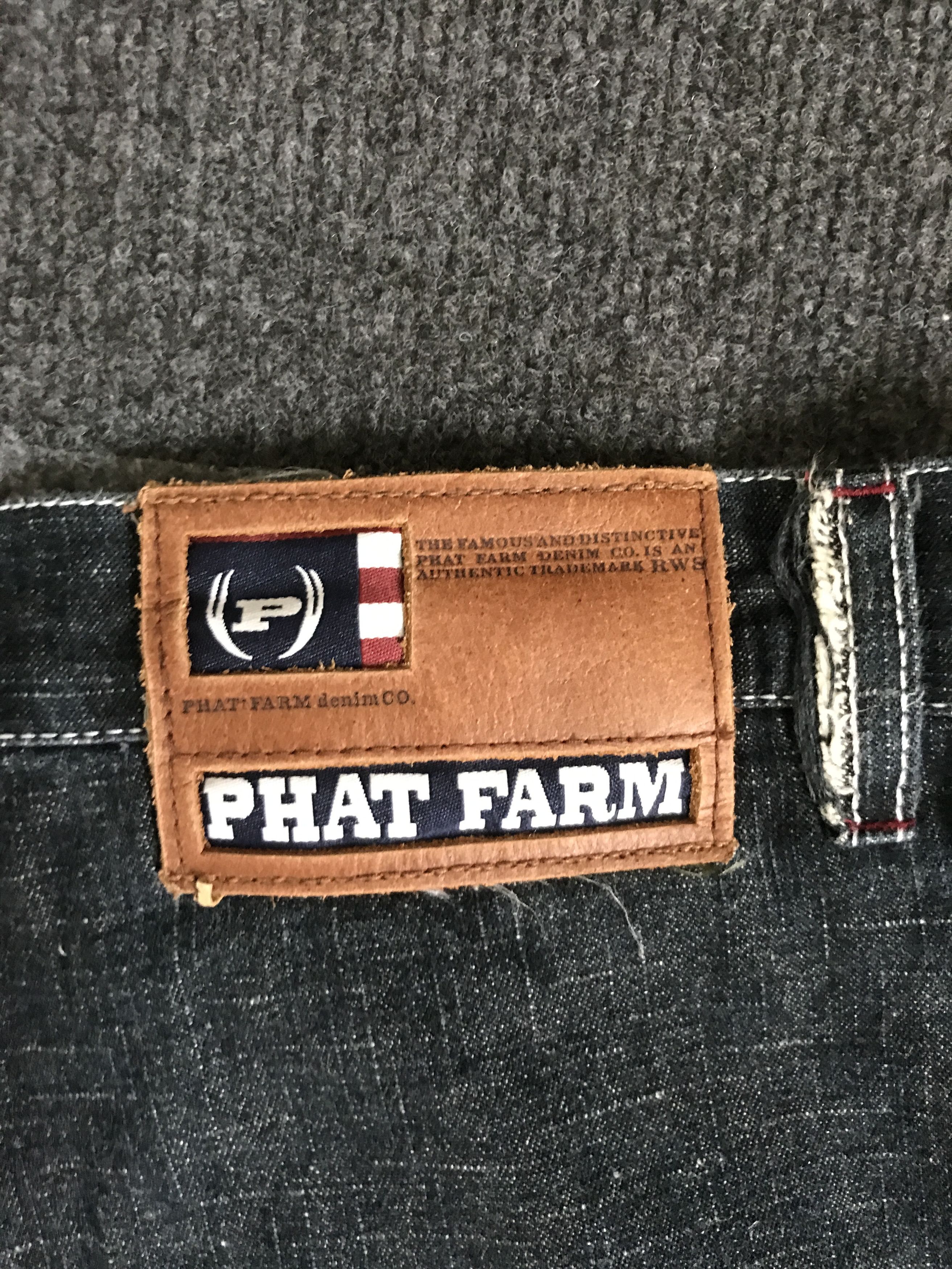 Phat Farm SP13 PHAT FARM Baggy Short Hip Hop Jeans Size US 36 / EU 52 - 9 Thumbnail