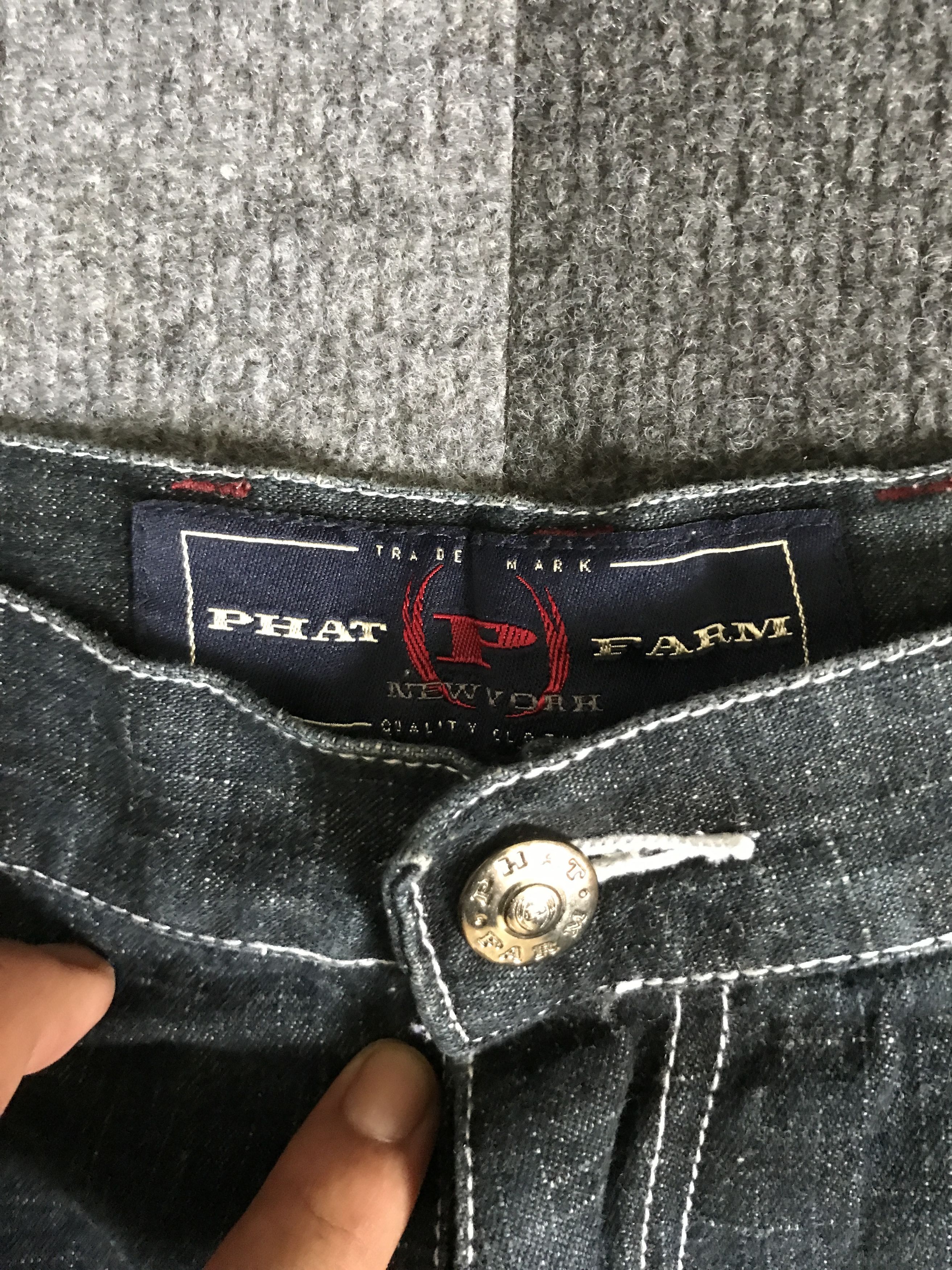 Phat Farm SP13 PHAT FARM Baggy Short Hip Hop Jeans Size US 36 / EU 52 - 5 Thumbnail