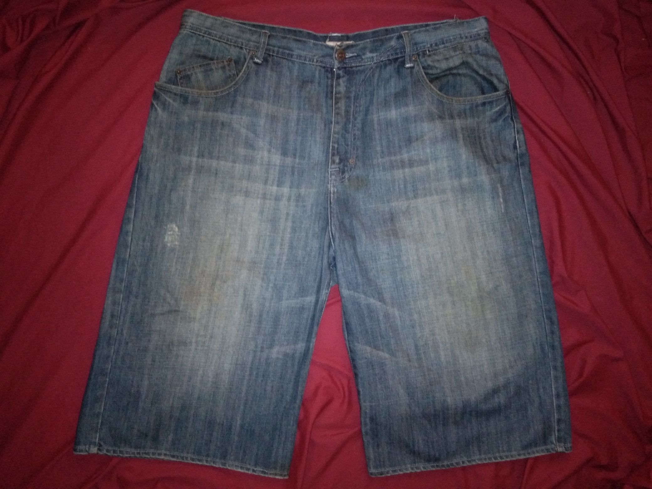 G-Unit × Rap Tees × Vintage 50 Cent G-Unit Denim Short Pants Jorts