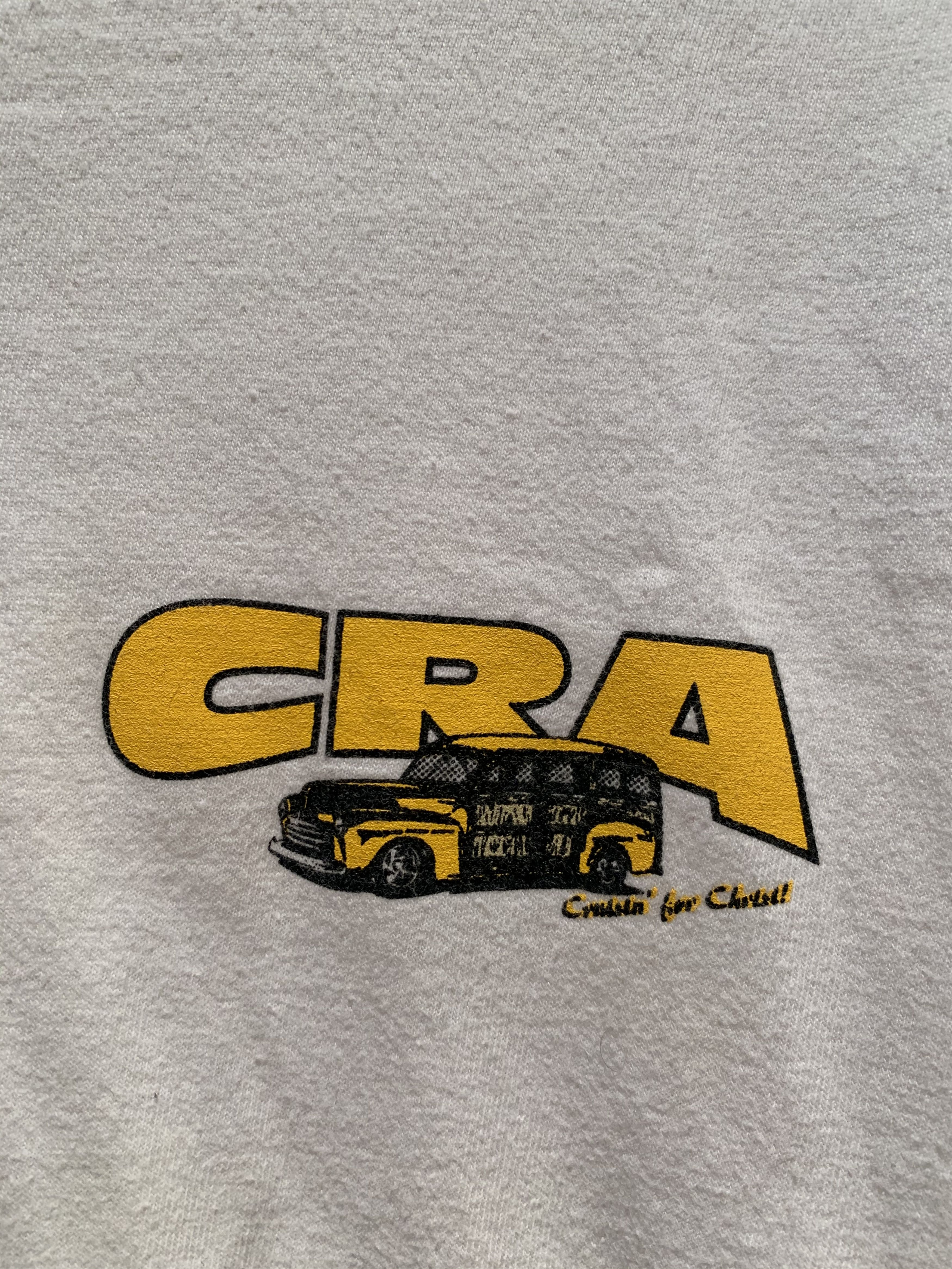 Vintage *RARE* Vintage Christian Rodders Association Jesus T-Shirt Size US XL / EU 56 / 4 - 5 Thumbnail