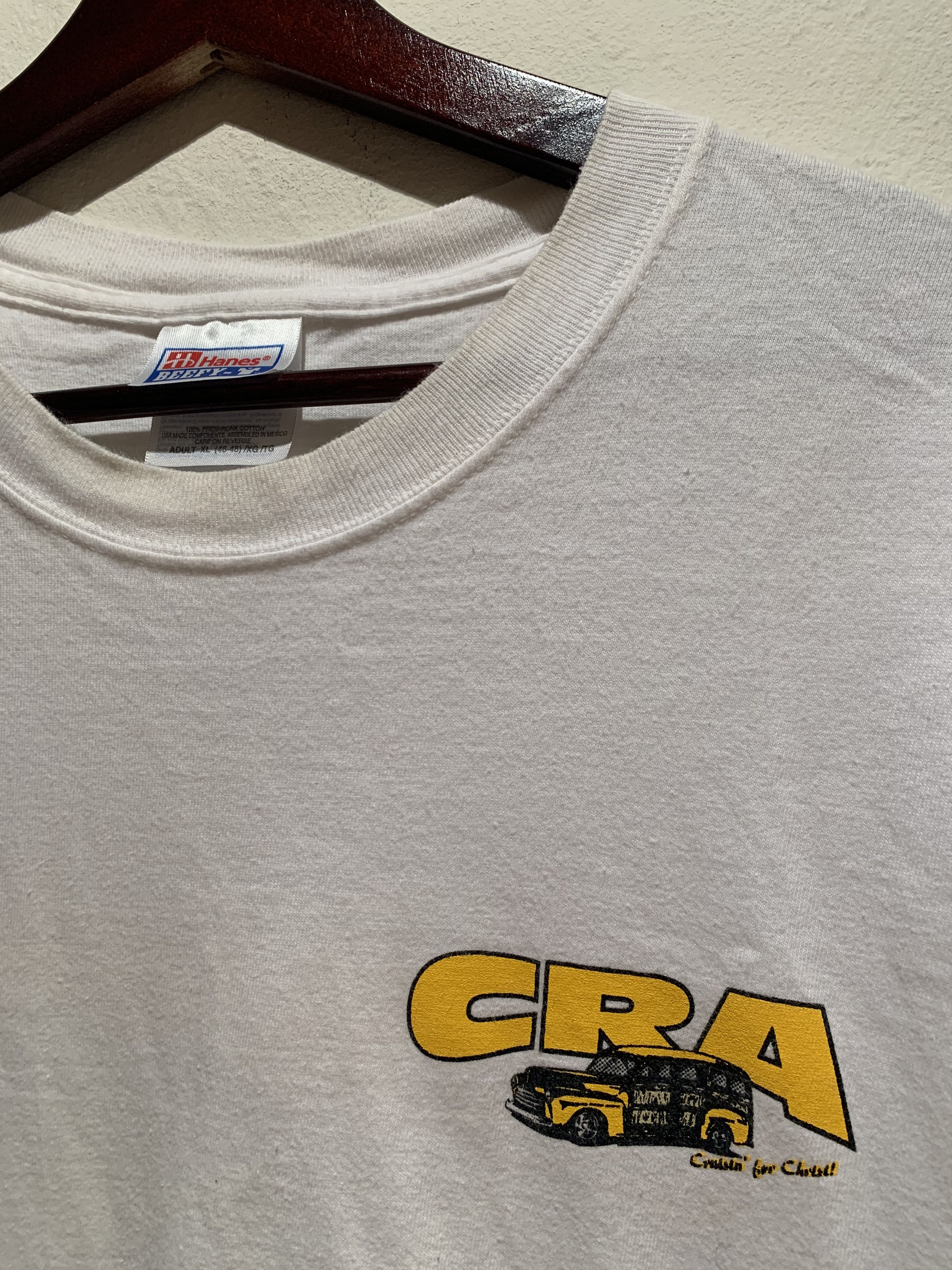 Vintage *RARE* Vintage Christian Rodders Association Jesus T-Shirt Size US XL / EU 56 / 4 - 4 Thumbnail