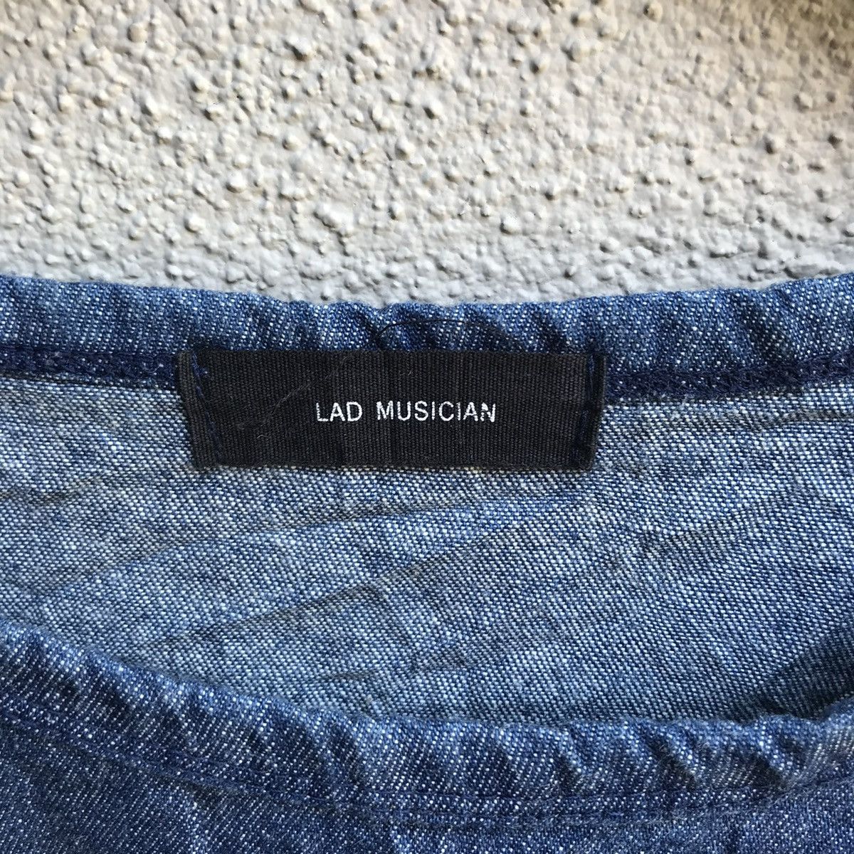 Lad Musician LAD MUSICIAN indigo denim longsleeves Size US M / EU 48-50 / 2 - 3 Thumbnail