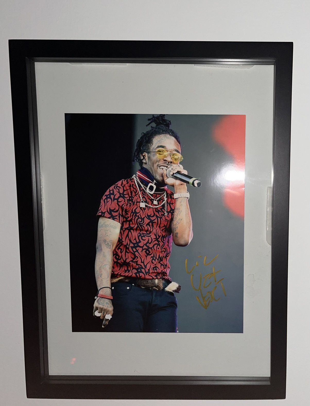 Lil Uzi Vert Signed lil uzi vert Print Grailed