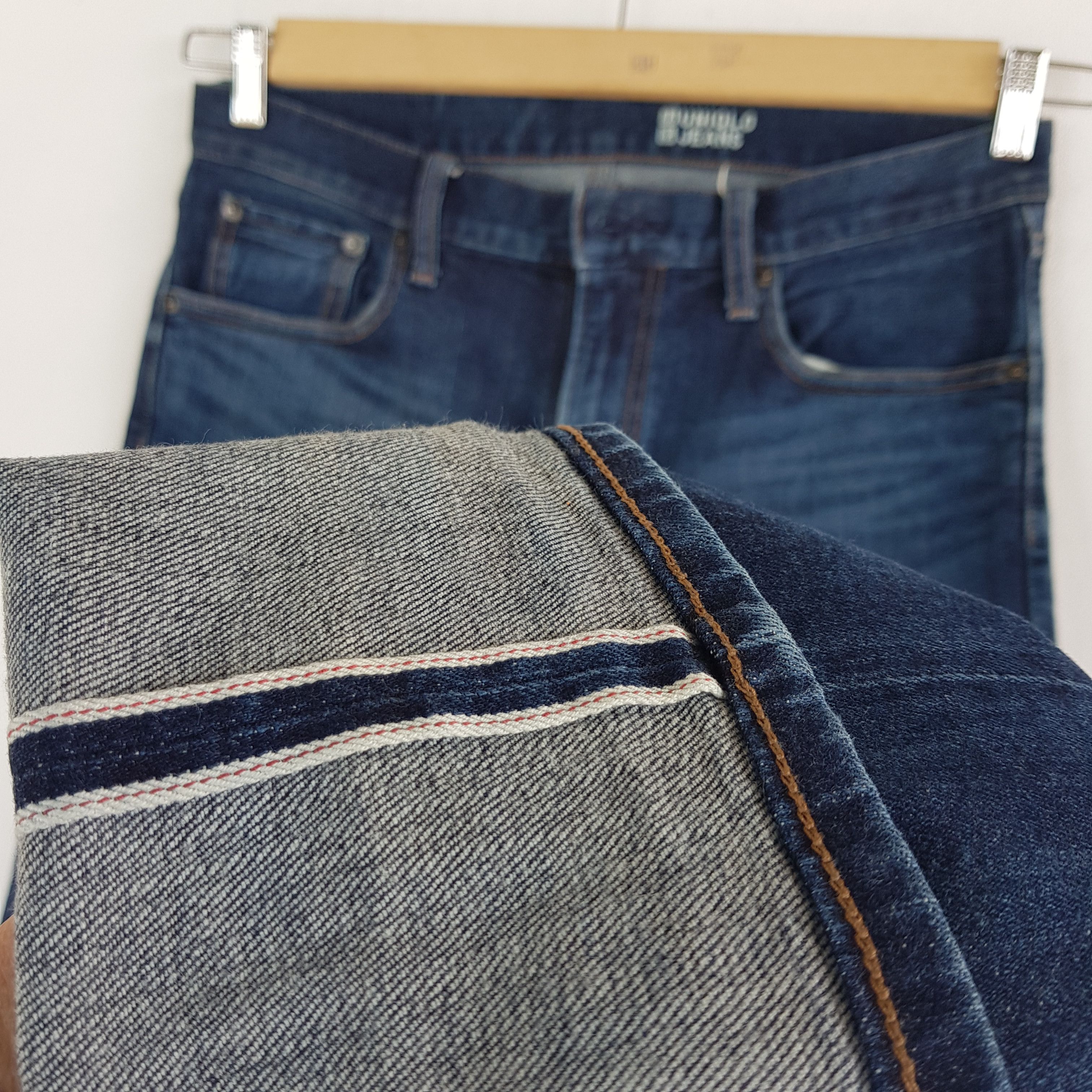Japanese Brand Japanese Redline Distressed Denim Selvedge Jeans Pants Size US 32 / EU 48 - 10 Thumbnail