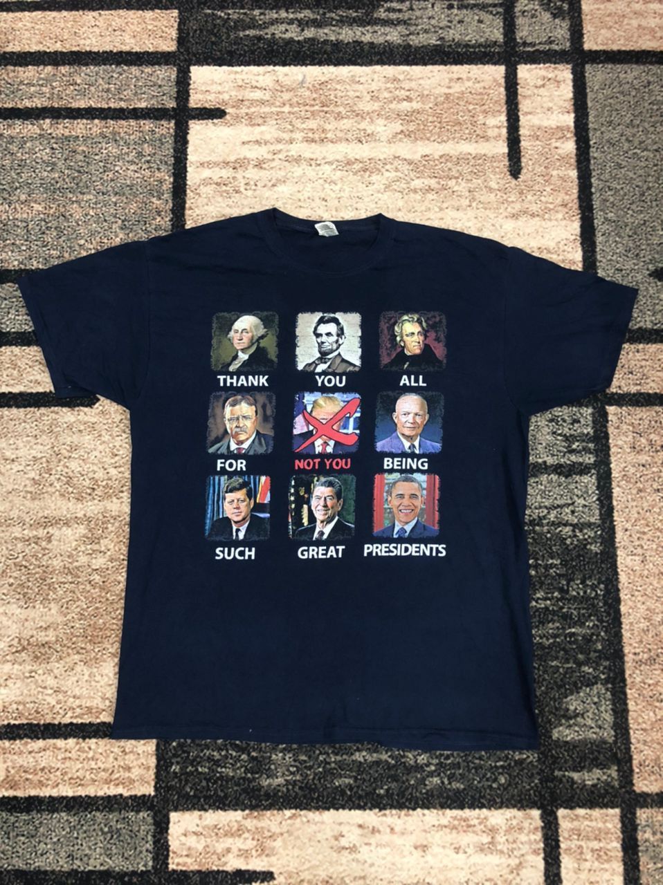 Fruit Of The Loom RARE World PRESIDENT'S Shirt Size US XL / EU 56 / 4 - 1 Thumbnail
