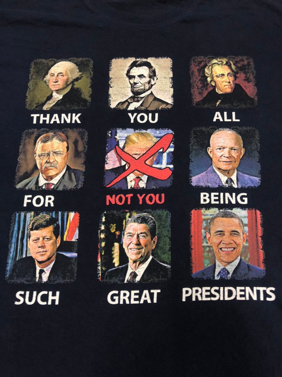 Fruit Of The Loom RARE World PRESIDENT'S Shirt Size US XL / EU 56 / 4 - 2 Thumbnail