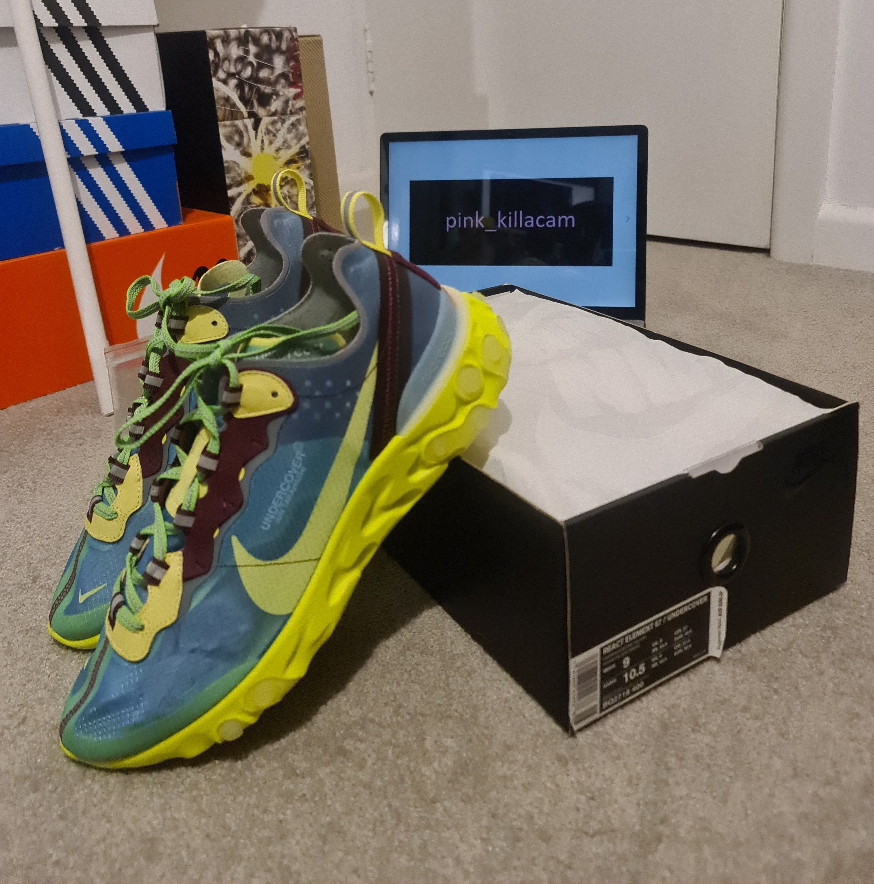 Nike × Undercover 👟 Nike React Element 87 Undercover Lakeside 👟 Size US 9 / EU 42 - 2 Thumbnail