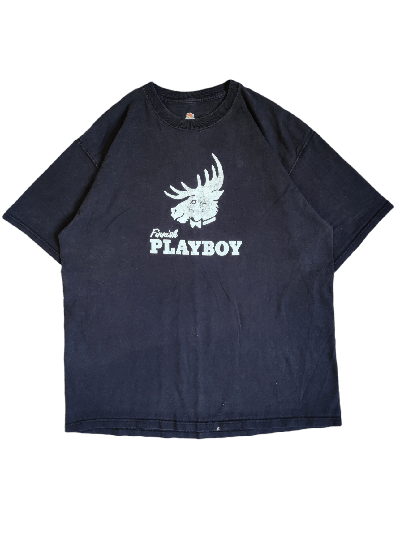 Vintage Playboy in London T Shirt 90s Black L