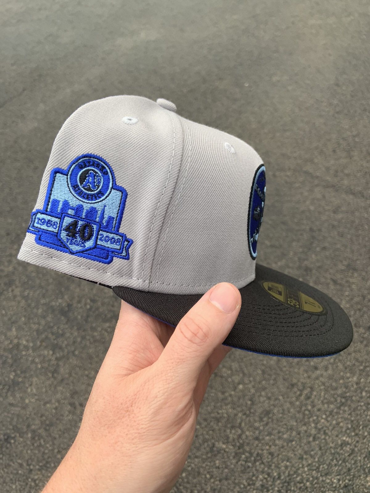 MLB × New Era Exclusive Oakland Athletics A’s Fitted 7 1/8 Two Tone Size ONE SIZE - 2 Thumbnail