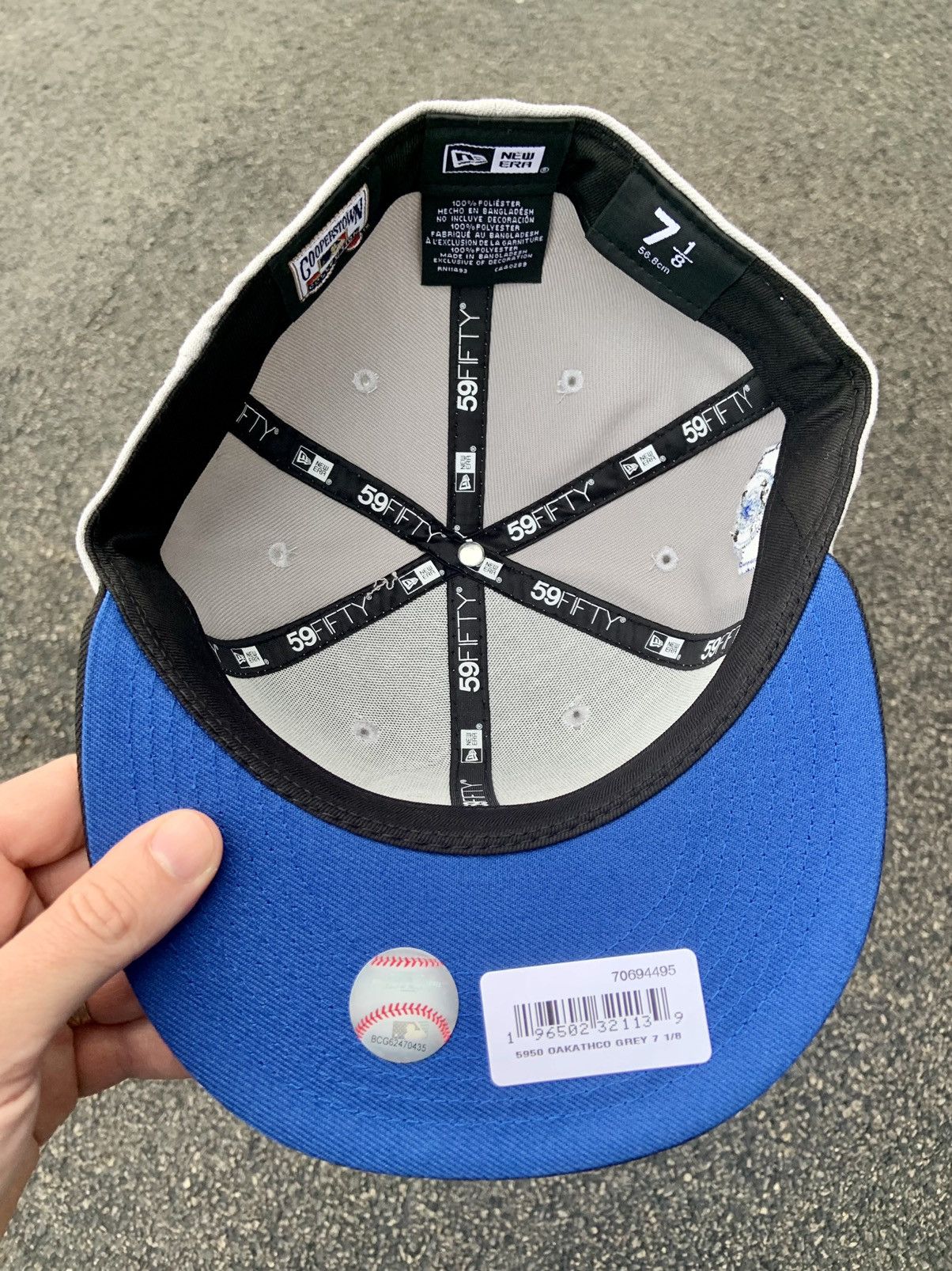 MLB × New Era Exclusive Oakland Athletics A’s Fitted 7 1/8 Two Tone Size ONE SIZE - 3 Thumbnail