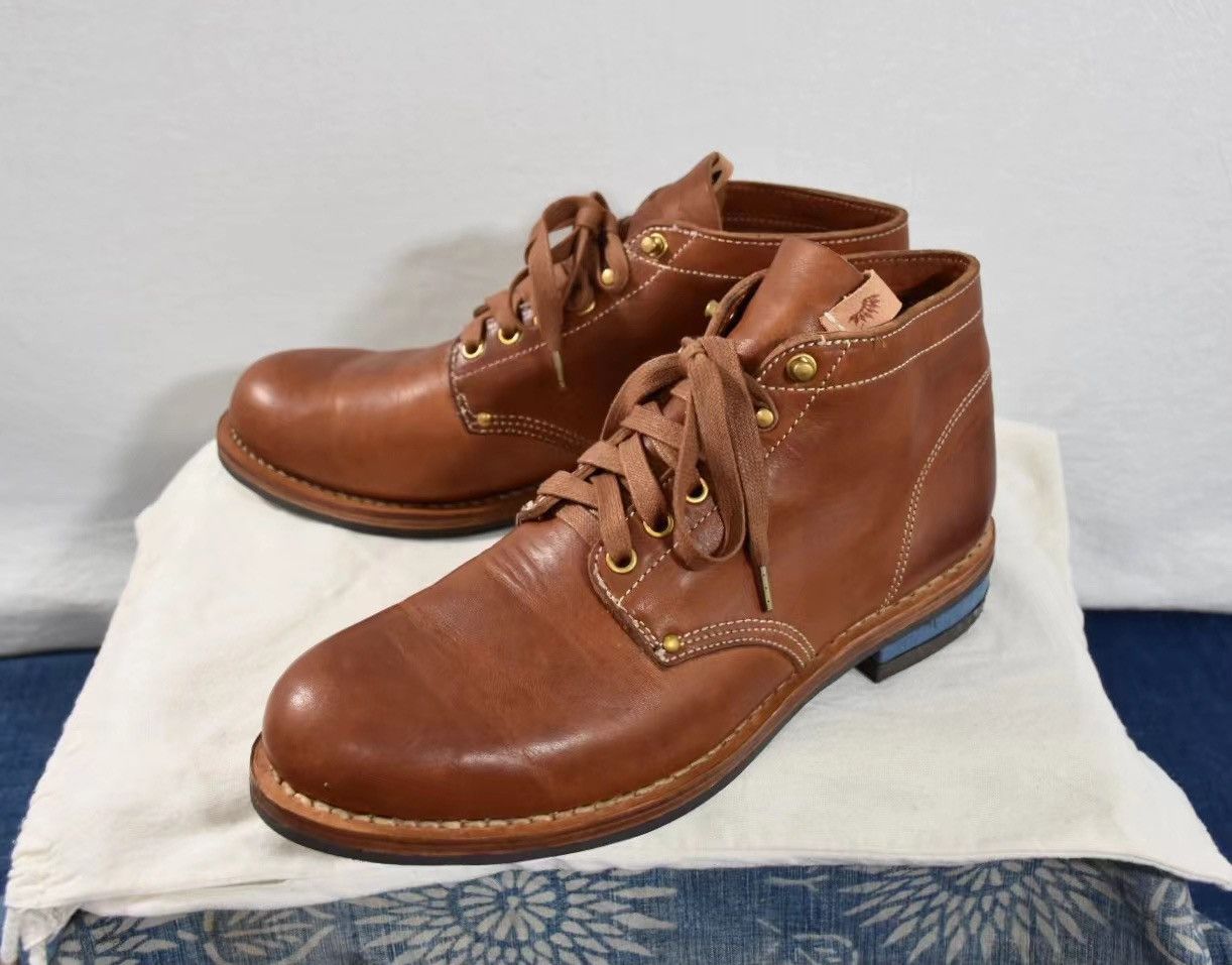 Visvim Visvim 16 Brigadier Boots mid-folk Kngr M10 Brown | Grailed