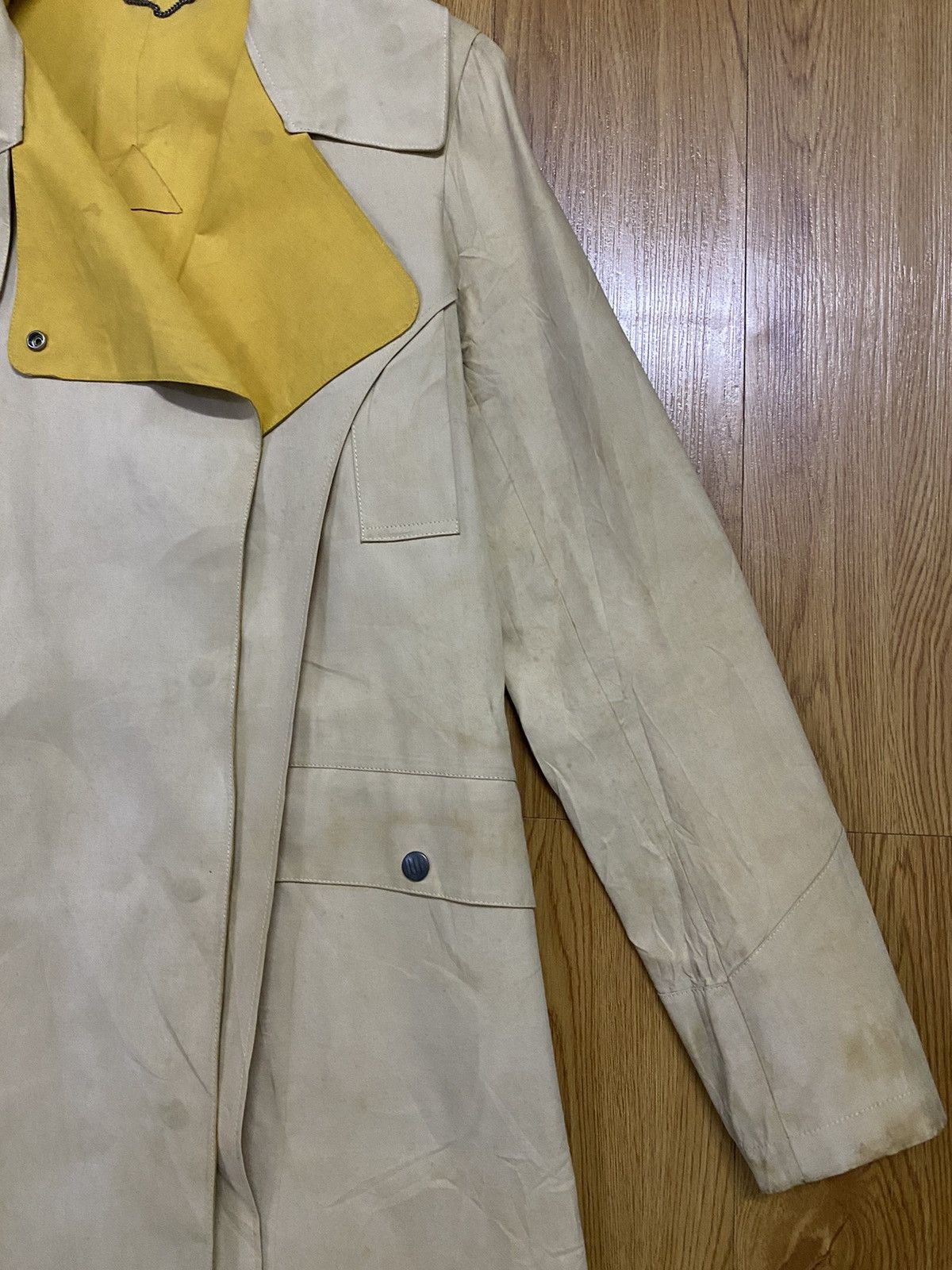 Stella McCartney Stella Mccartney Cotton Rubber WATERPROOF RainCoat Size S / US 4 / IT 40 - 4 Thumbnail