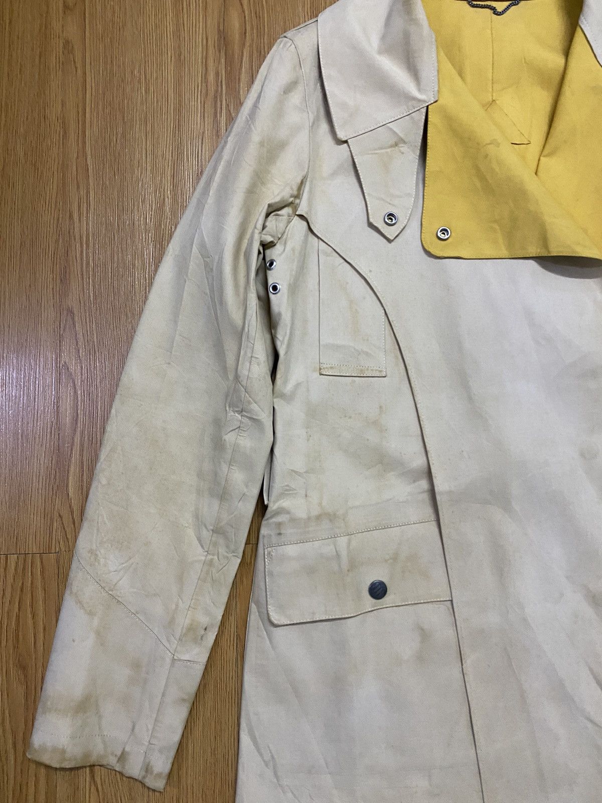 Stella McCartney Stella Mccartney Cotton Rubber WATERPROOF RainCoat Size S / US 4 / IT 40 - 5 Thumbnail