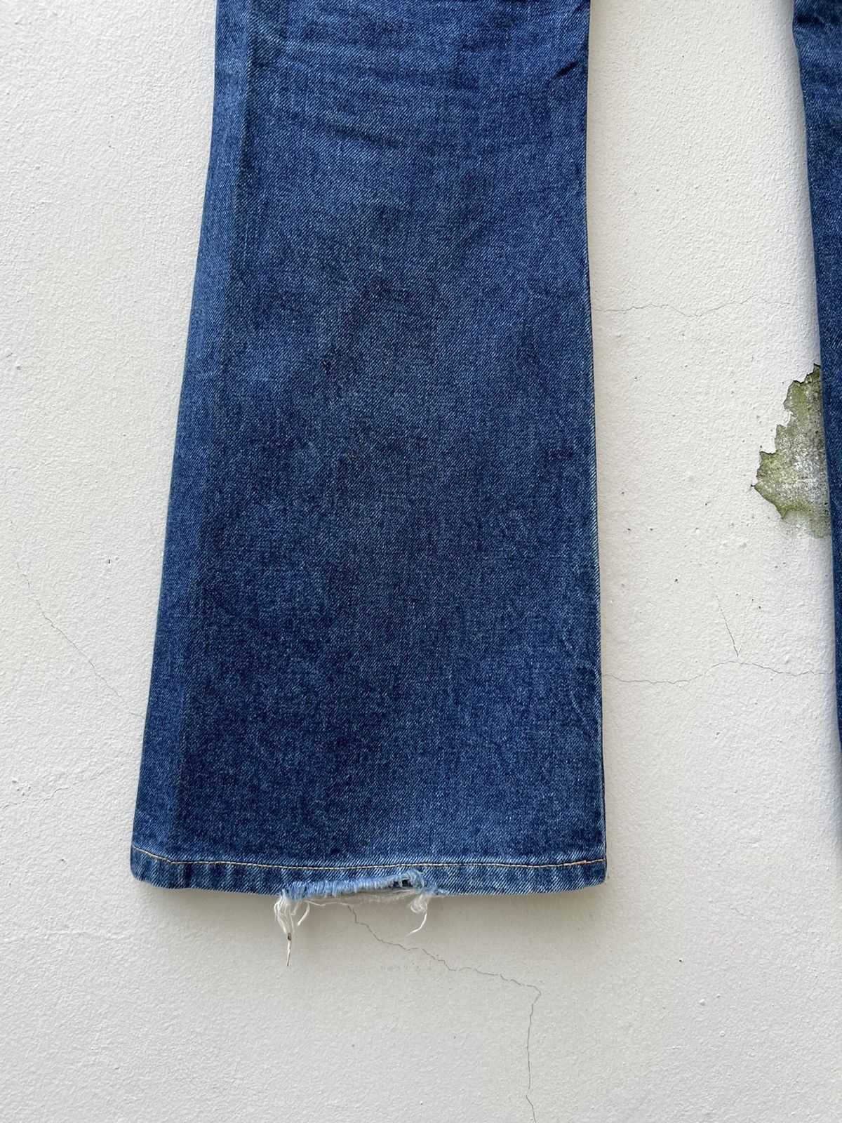 Vintage Super Flare Vintage 80s Edwin Japan Knee Patch Denim Jeans Size US 28 / EU 44 - 20 Thumbnail