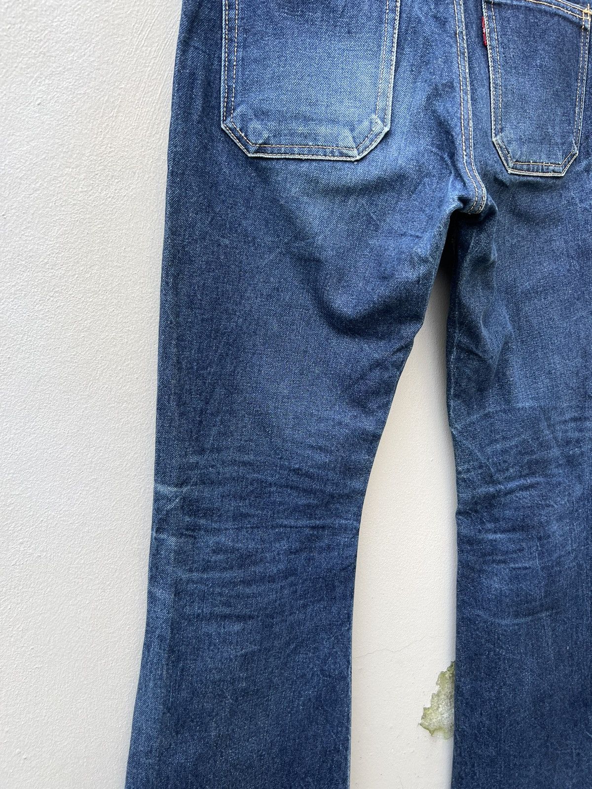 Vintage Super Flare Vintage 80s Edwin Japan Knee Patch Denim Jeans Size US 28 / EU 44 - 19 Thumbnail