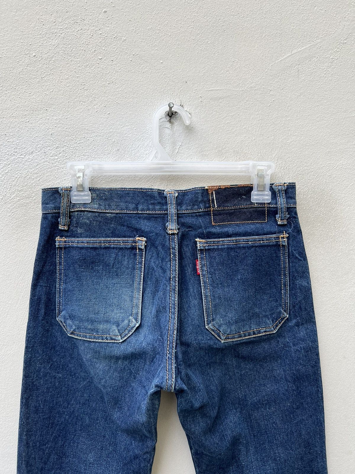 Vintage Super Flare Vintage 80s Edwin Japan Knee Patch Denim Jeans Size US 28 / EU 44 - 18 Thumbnail