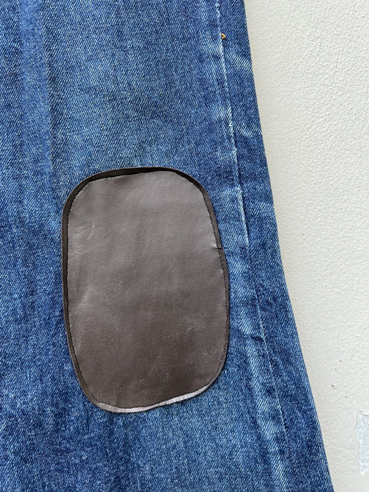 Vintage Super Flare Vintage 80s Edwin Japan Knee Patch Denim Jeans Size US 28 / EU 44 - 16 Thumbnail