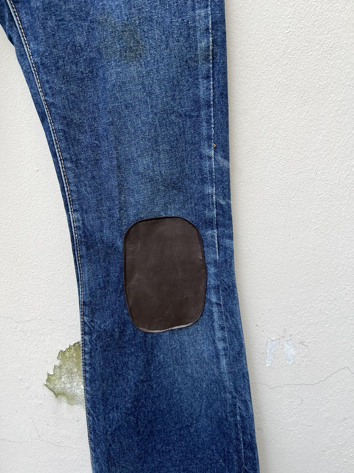 Vintage Super Flare Vintage 80s Edwin Japan Knee Patch Denim Jeans Size US 28 / EU 44 - 14 Thumbnail
