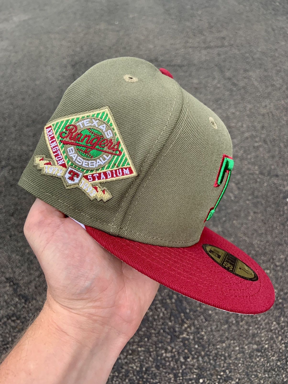 MLB × New Era × Topperz Topperz Exclusive Texas Rangers Fitted 7 1/4 Two Tone Size ONE SIZE - 2 Thumbnail