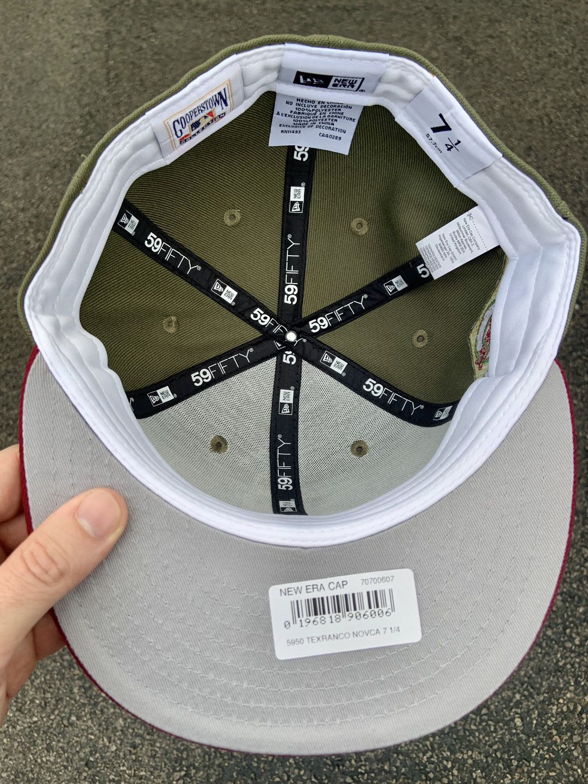 MLB × New Era × Topperz Topperz Exclusive Texas Rangers Fitted 7 1/4 Two Tone Size ONE SIZE - 3 Thumbnail