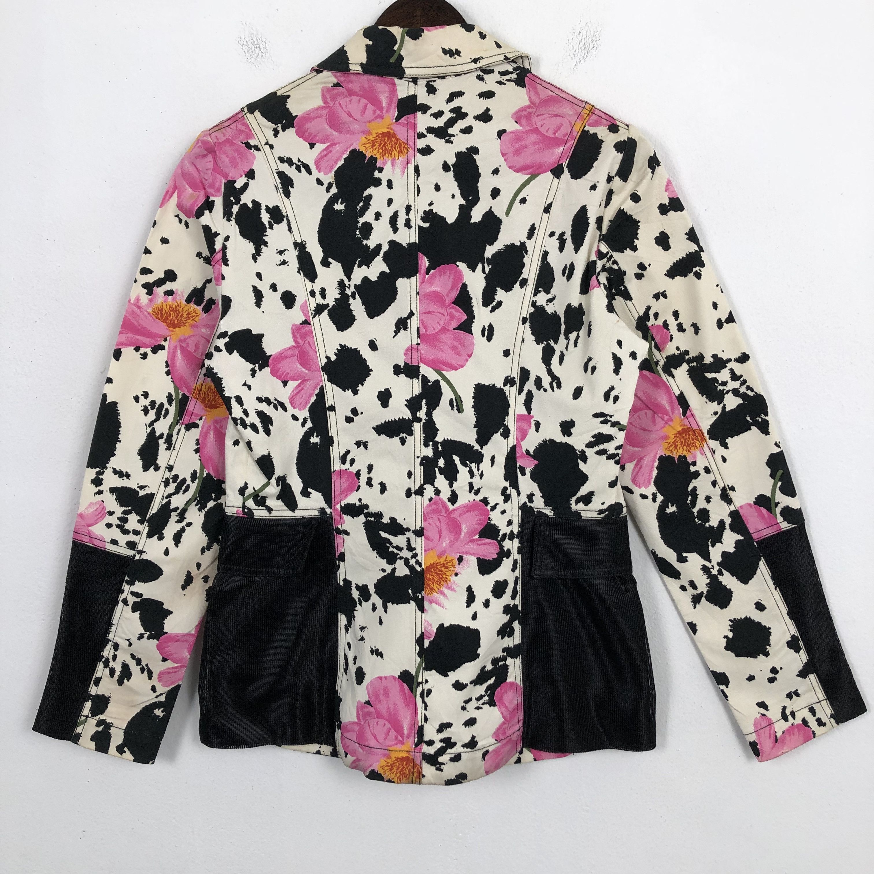 Vintage Kenzo Jeans Flower Japanese Design Blazer Coat