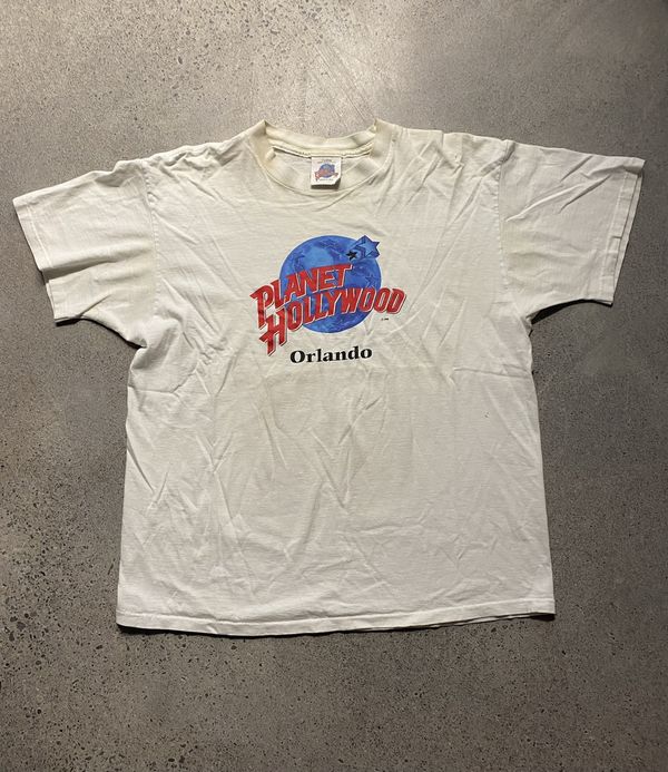 Vintage Vintage Planet Hollywood Orlando Single Stitched Logo Tee | Grailed