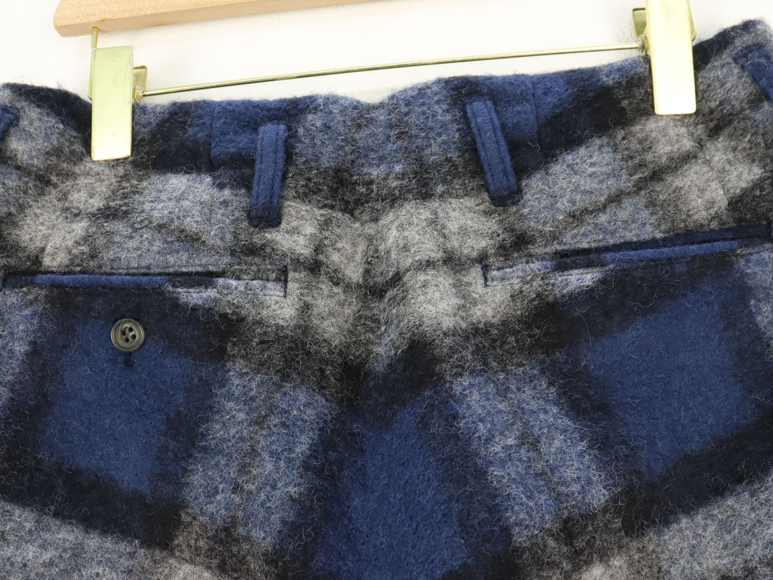 Japanese Brand Freak's Store Wool Blend Plaid Classic Relaxed Pant Size US 30 / EU 46 - 7 Thumbnail