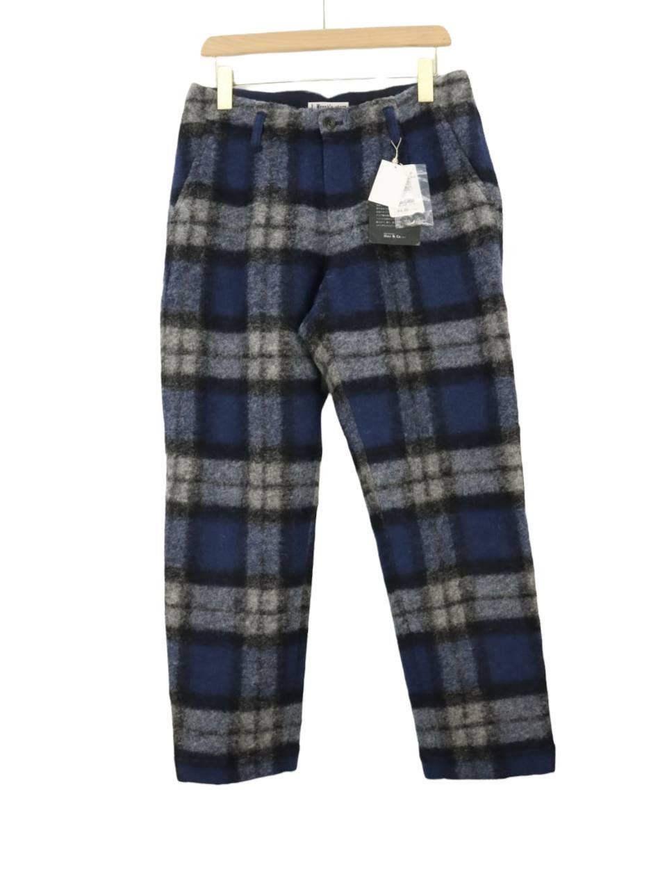 Japanese Brand Freak's Store Wool Blend Plaid Classic Relaxed Pant Size US 30 / EU 46 - 4 Thumbnail