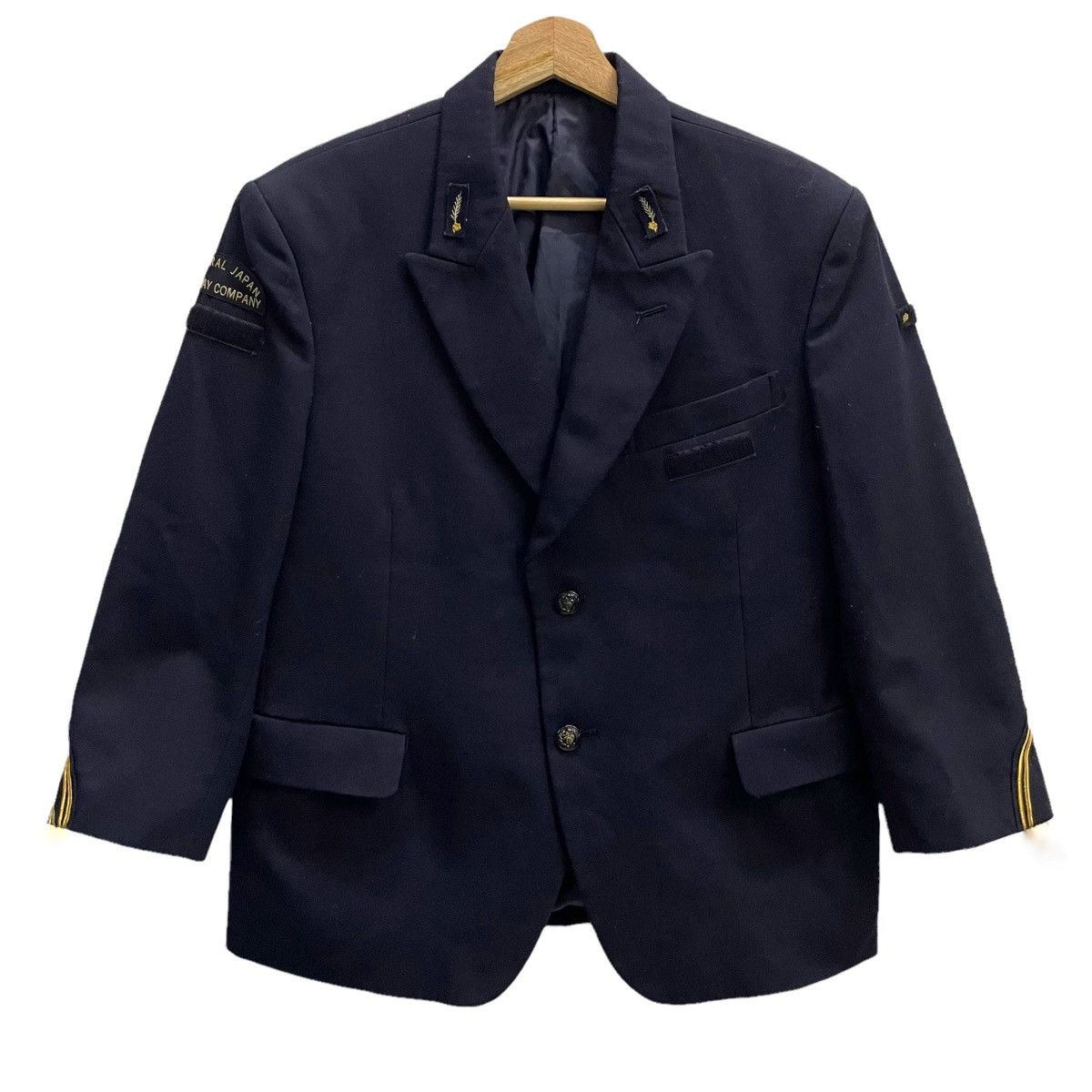 Vintage × Yohji Yamamoto 💥90s Yohji Yamamoto Railway Captain Button Blazer Jacket Size US M / EU 48-50 / 2 - 1 Thumbnail