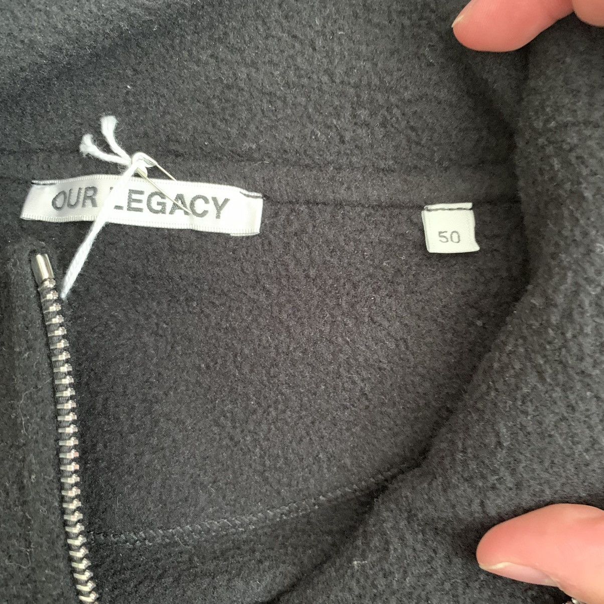 Our Legacy Our Legacy Black Fleece Jacket L50 Size US L / EU 52-54 / 3 - 6 Thumbnail