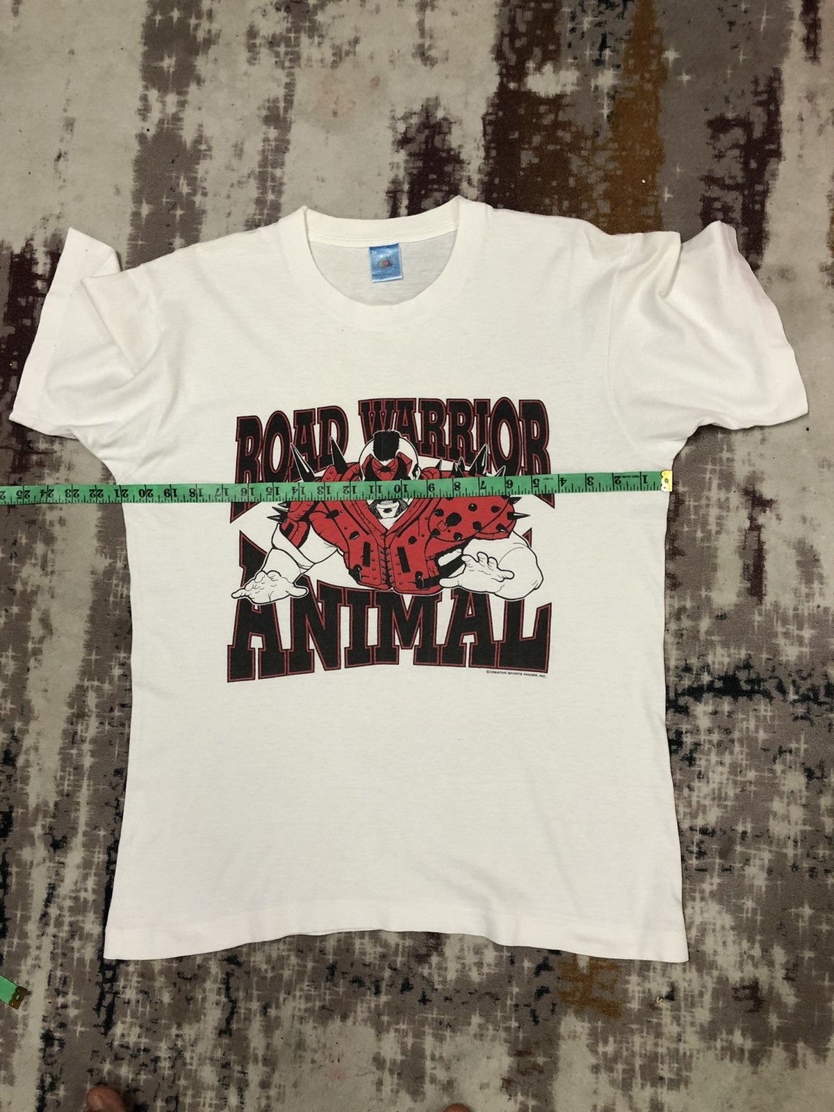 Vintage × WWF Vintage 90s Road Warrior ANIMAL Wrestling Tee Size US L / EU 52-54 / 3 - 11 Thumbnail