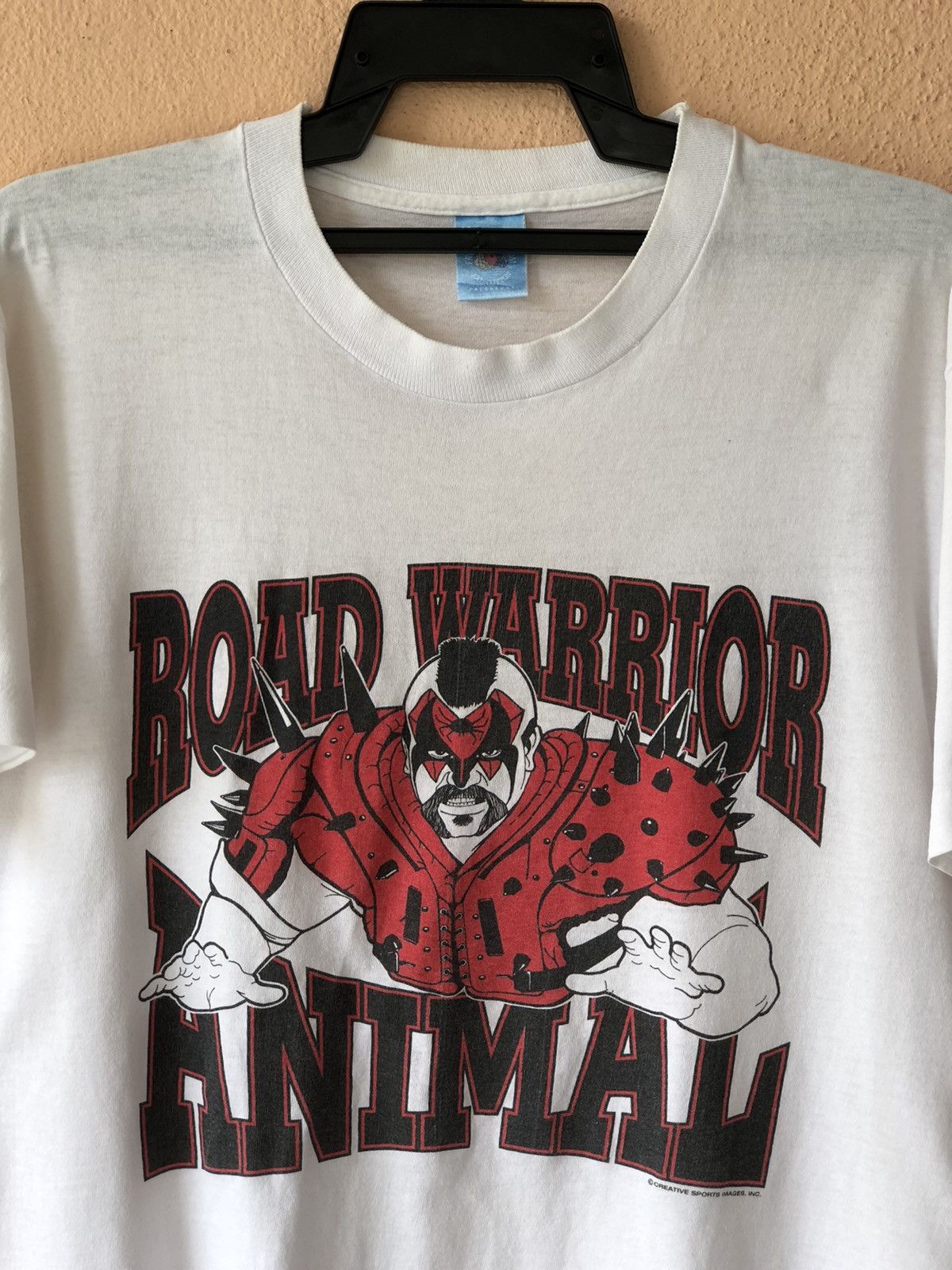 Vintage × WWF Vintage 90s Road Warrior ANIMAL Wrestling Tee Size US L / EU 52-54 / 3 - 2 Thumbnail