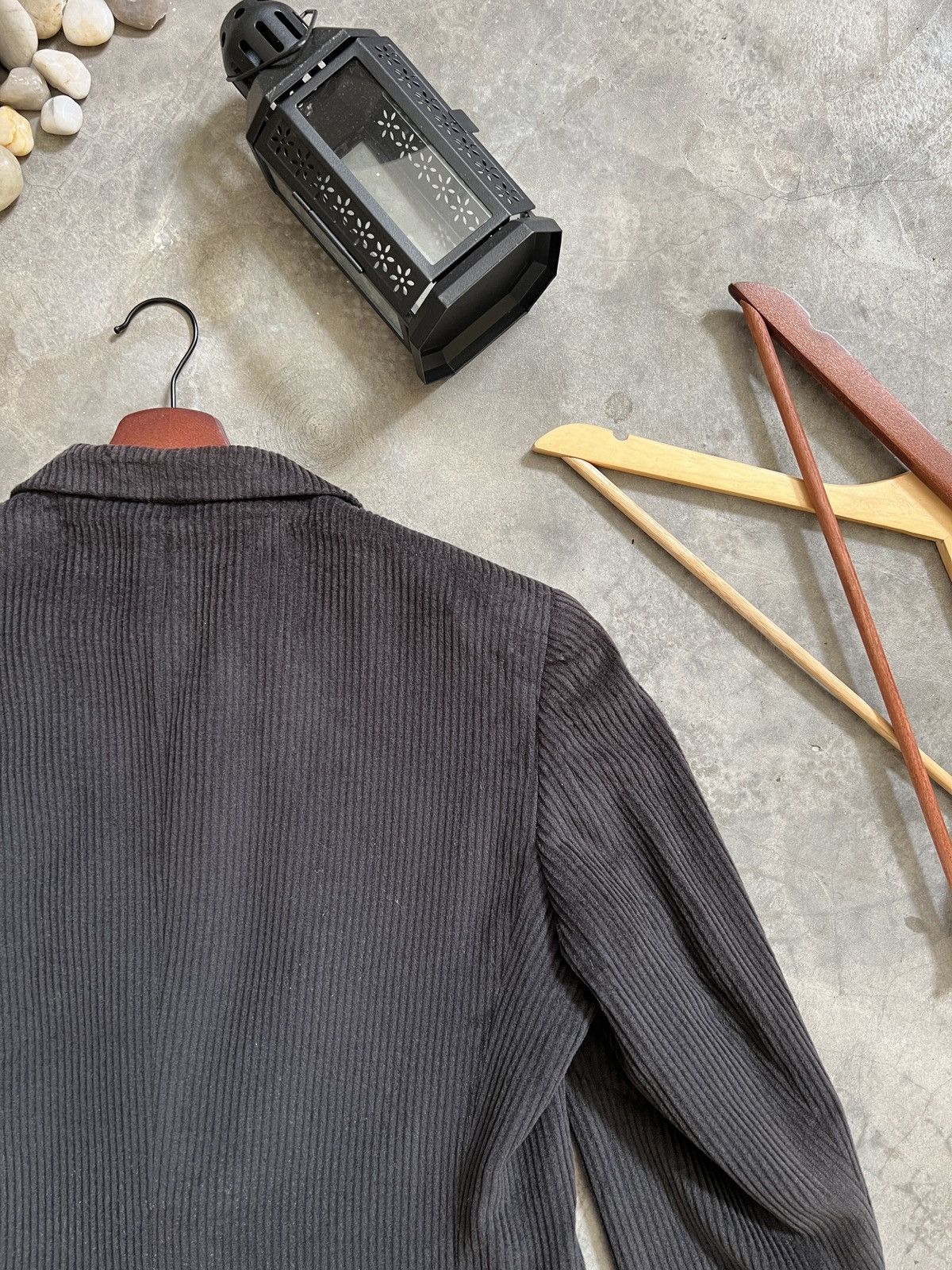 Burberry × Vintage Vintage 🏴‍☠️ Burberry Corduroy Blazer Coat Size 54R - 20 Thumbnail