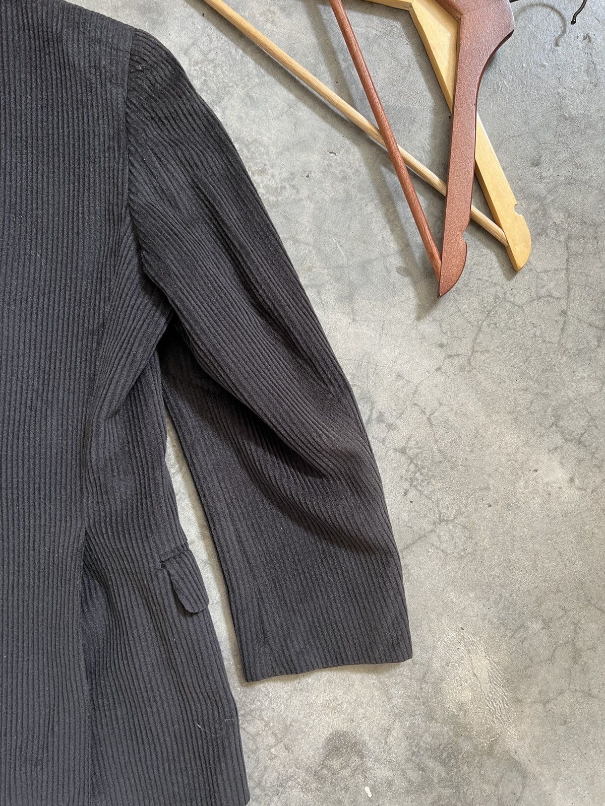 Burberry × Vintage Vintage 🏴‍☠️ Burberry Corduroy Blazer Coat Size 54R - 19 Thumbnail