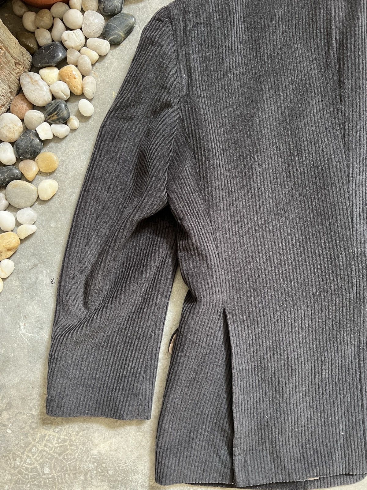 Burberry × Vintage Vintage 🏴‍☠️ Burberry Corduroy Blazer Coat Size 54R - 18 Thumbnail