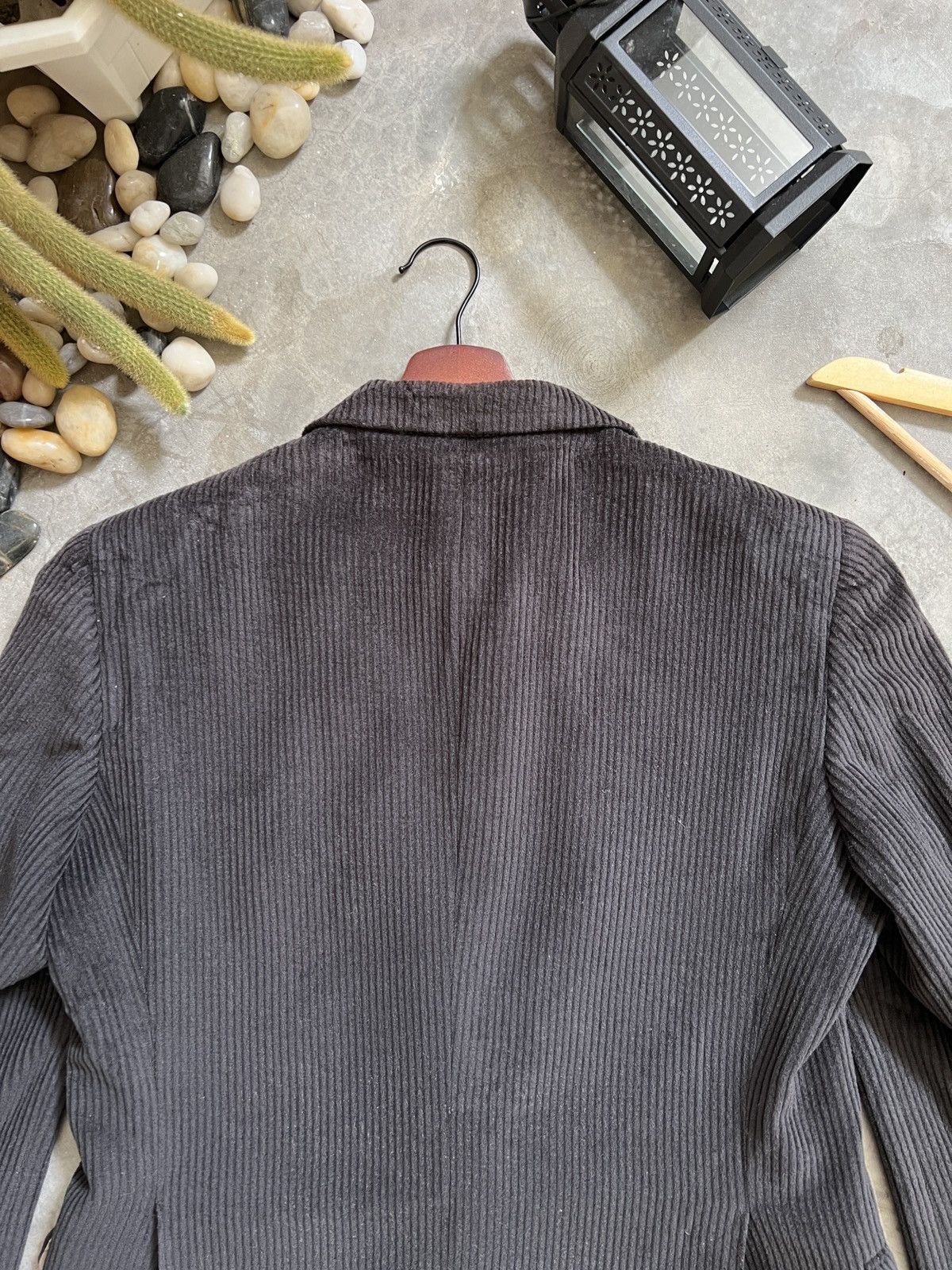 Burberry × Vintage Vintage 🏴‍☠️ Burberry Corduroy Blazer Coat Size 54R - 5 Thumbnail